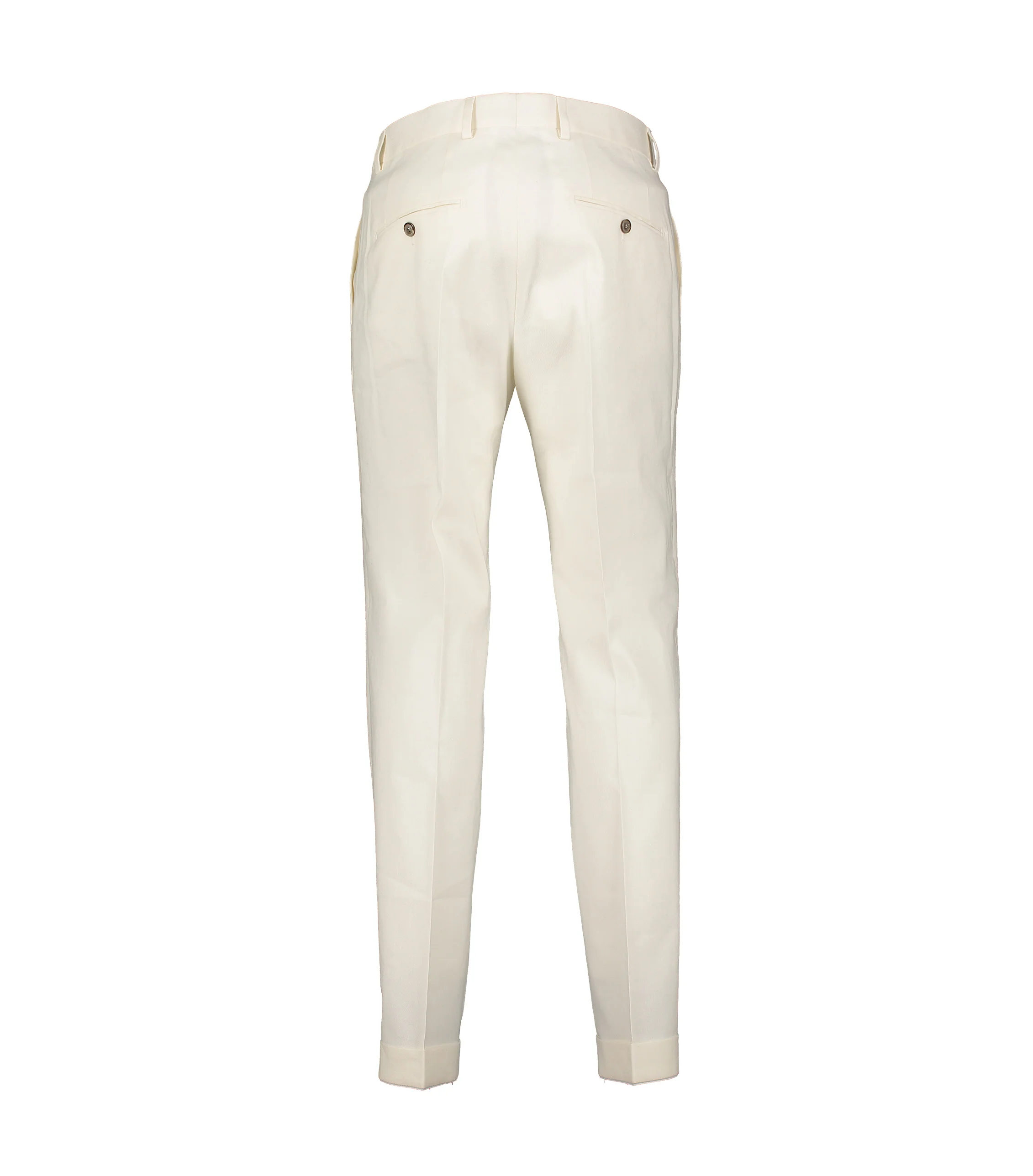Alex White Cotton Linen Stretch Trousers - Image 4