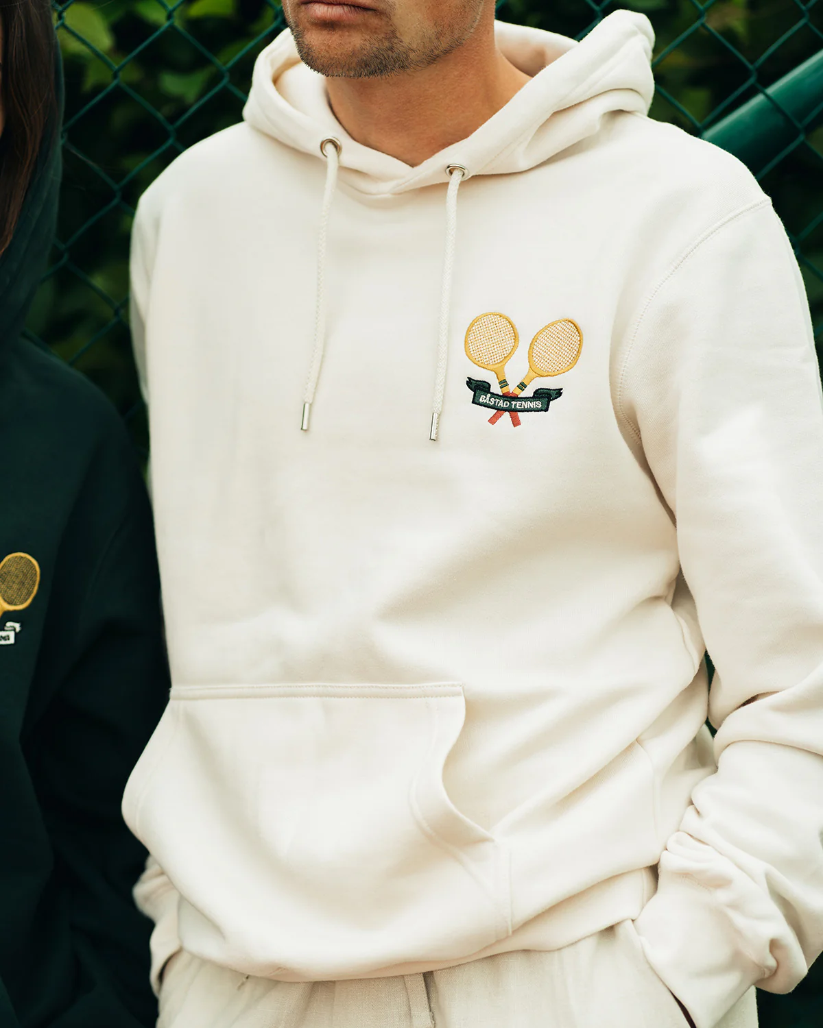 Andre Off White Tennis Hoodie - Image 3