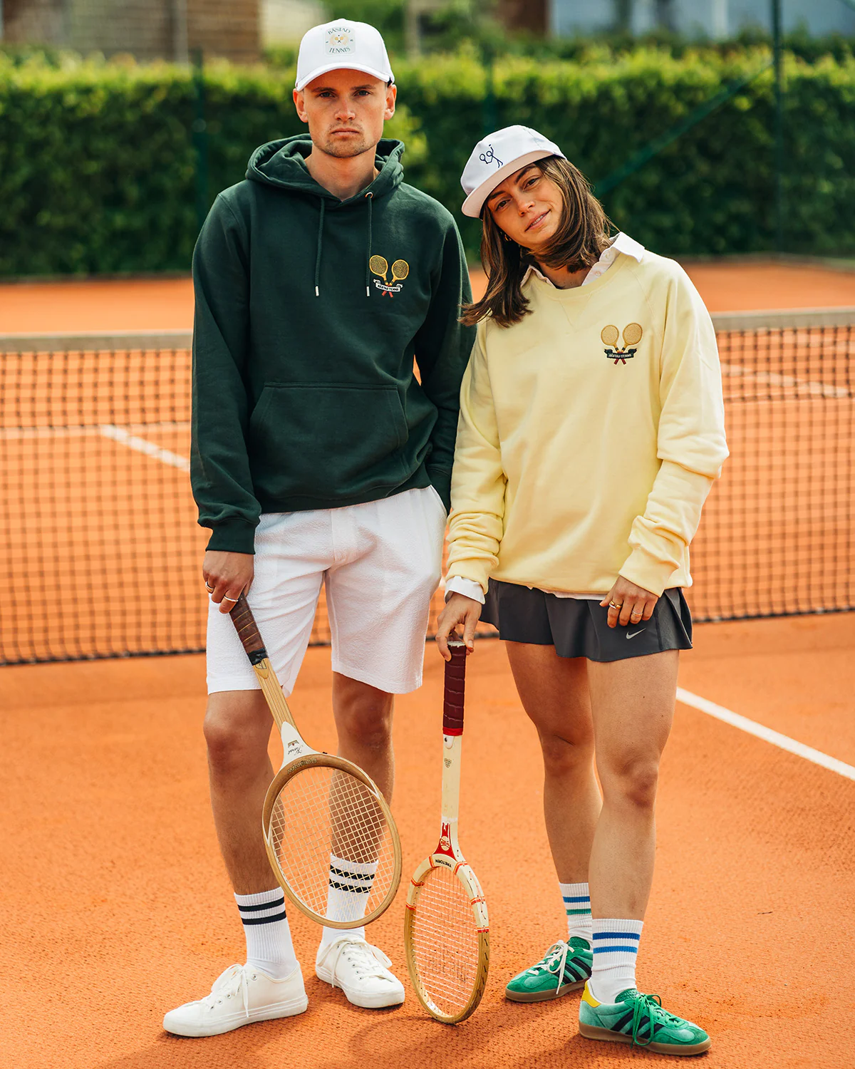 Ash Yellow College Tennis Sweater - Image 3