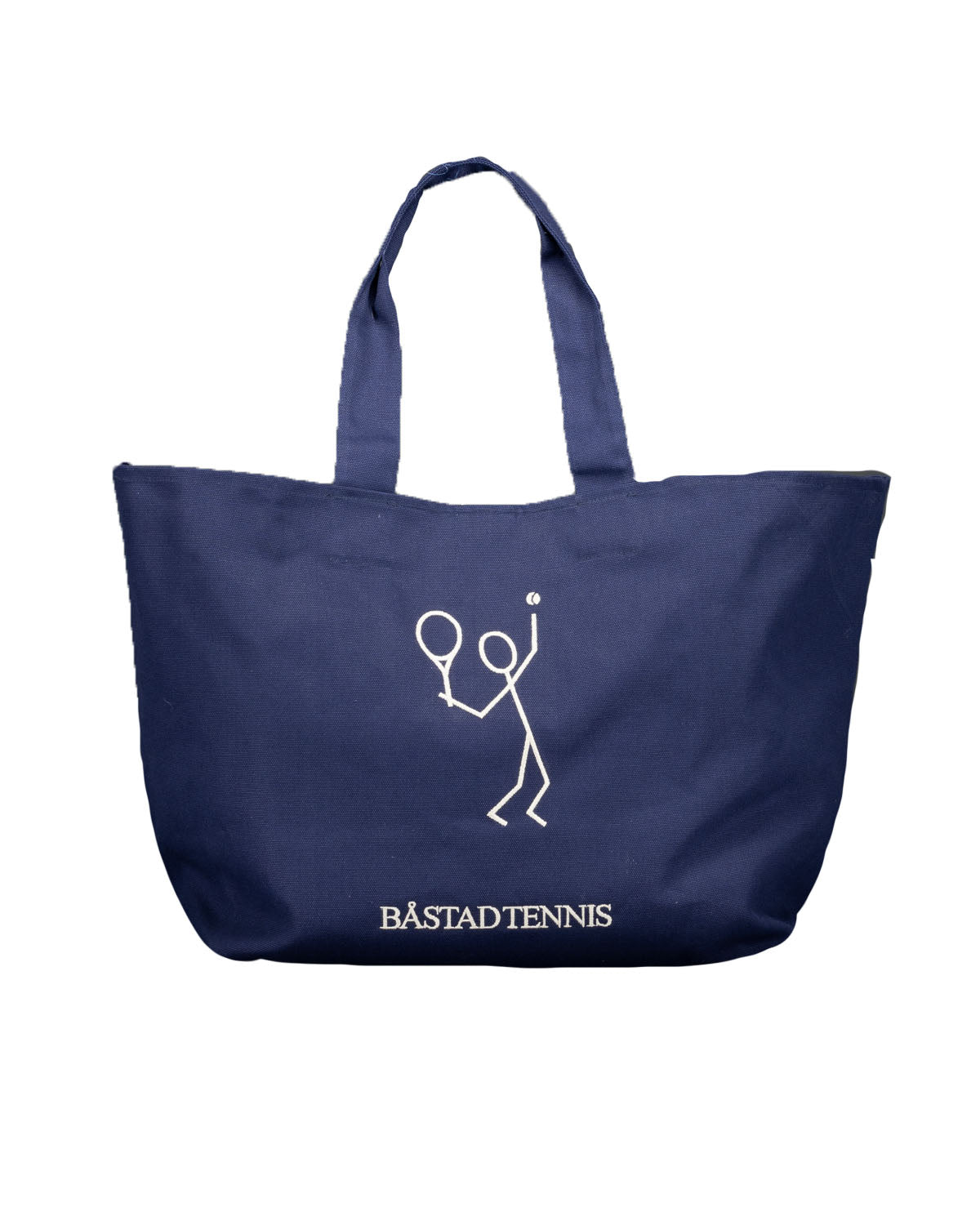 Beach Bag Navy Båstad Tennis Stick Figure - Image 3