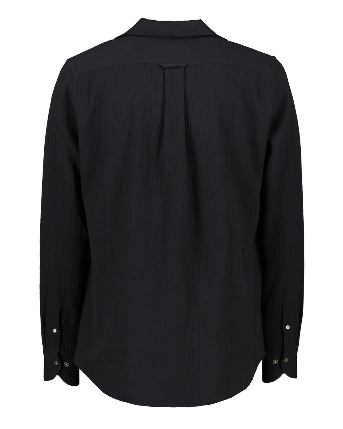 Brando Black Seersucker Resort Shirt - Image 3