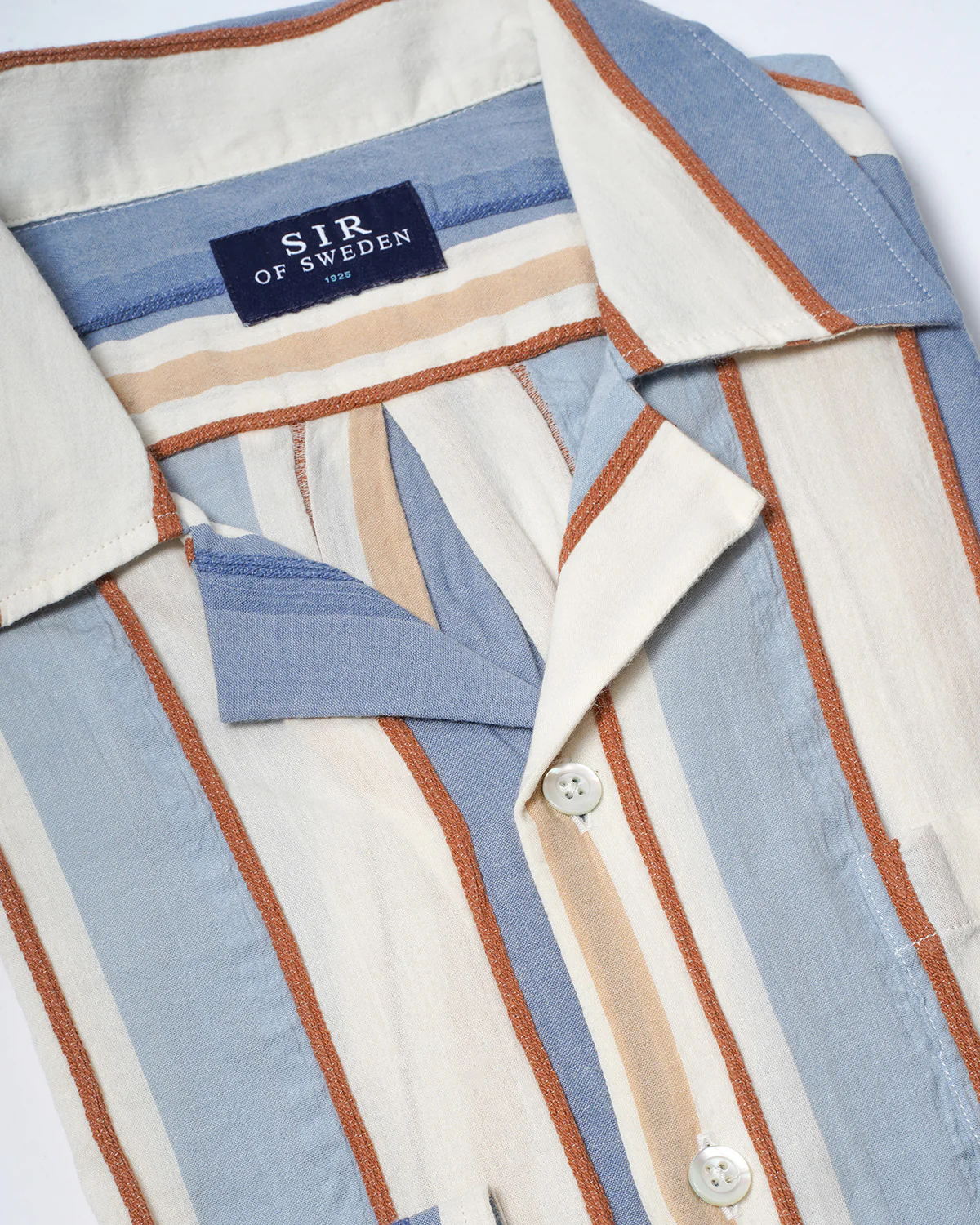 Brando Blue Striped Shirt - Image 5