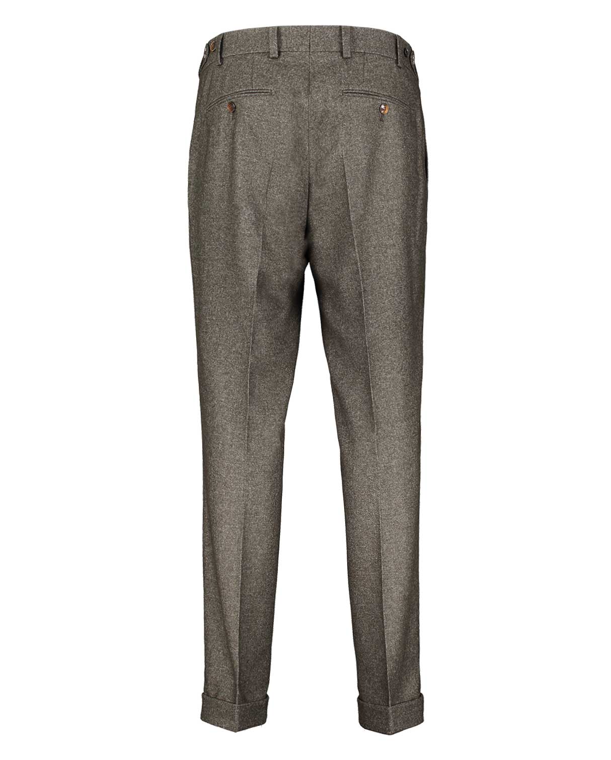 Brett Green Flannel Trousers - Image 3