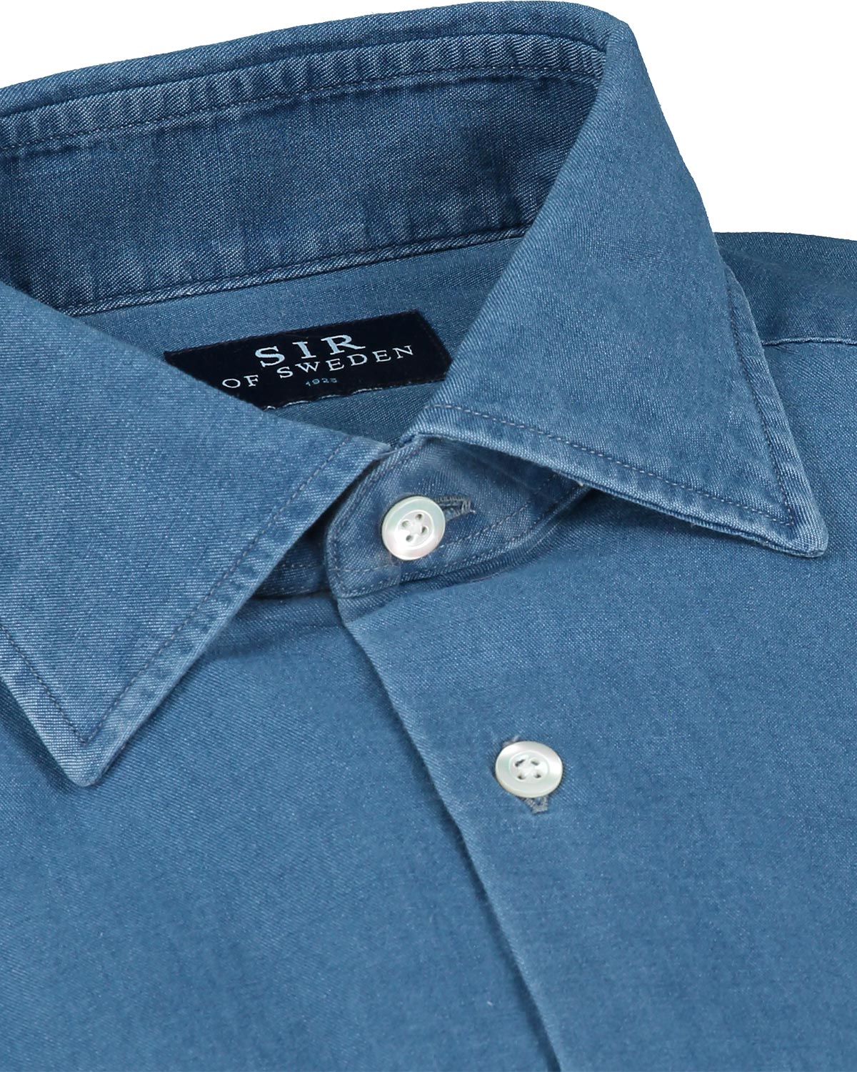 Buffett Light Blue Denim Shirt - Image 3