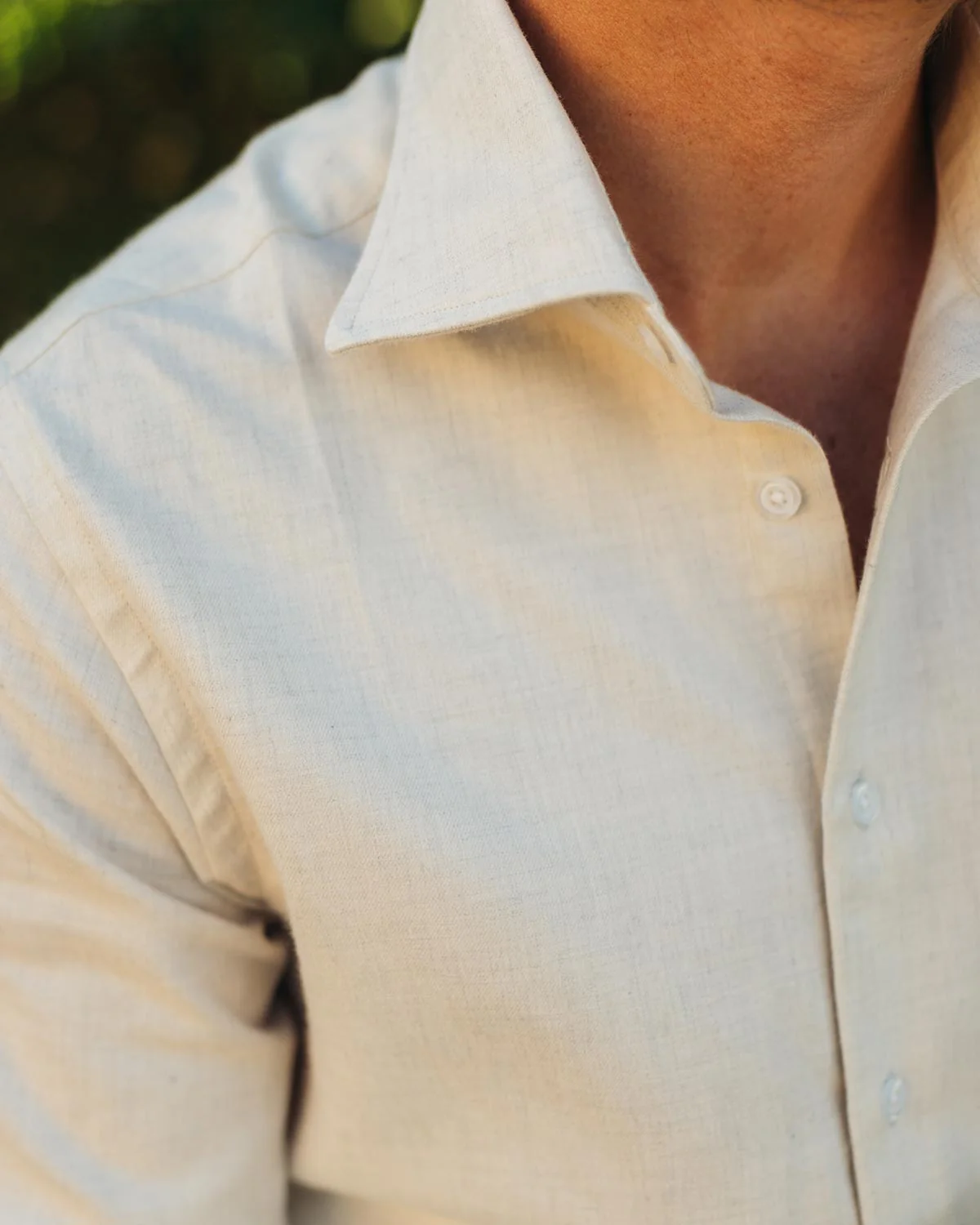 Buffet Beige Flannel Shirt - Image 3