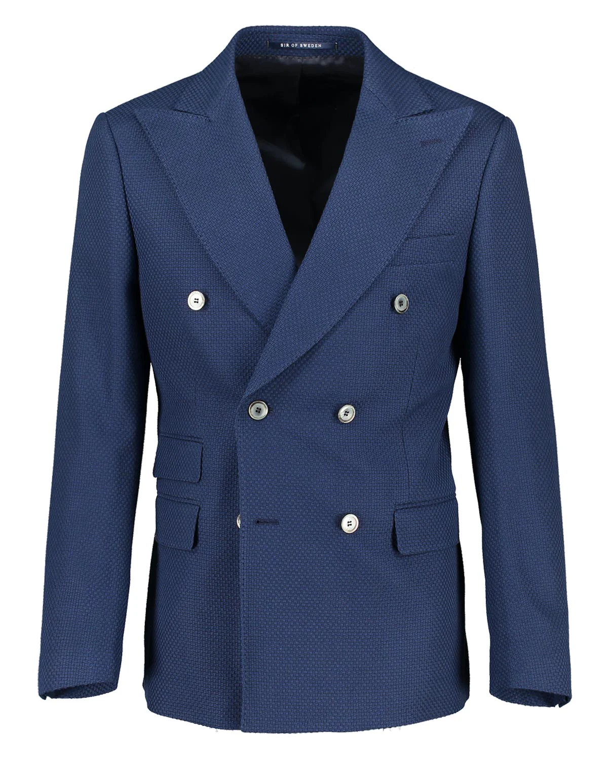 Bugsy Blue Wool Cotton Jacket