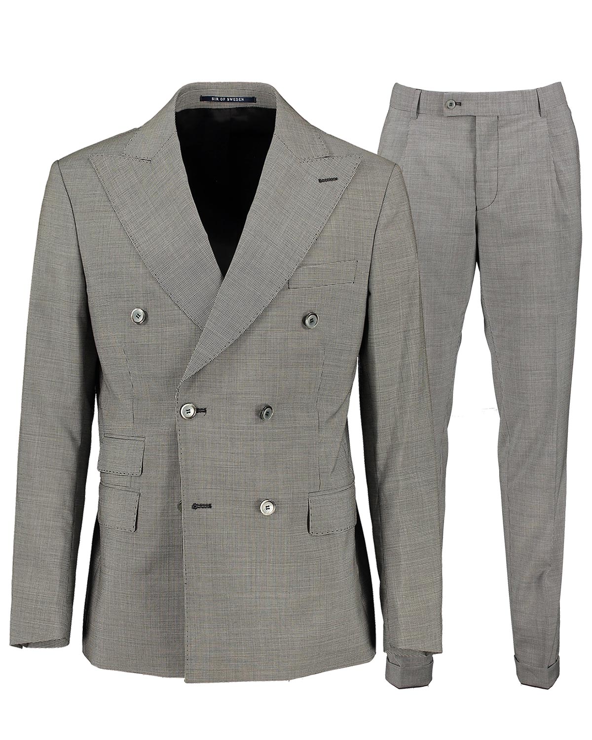 Bugsy Double Breasted Houndstooth Suit