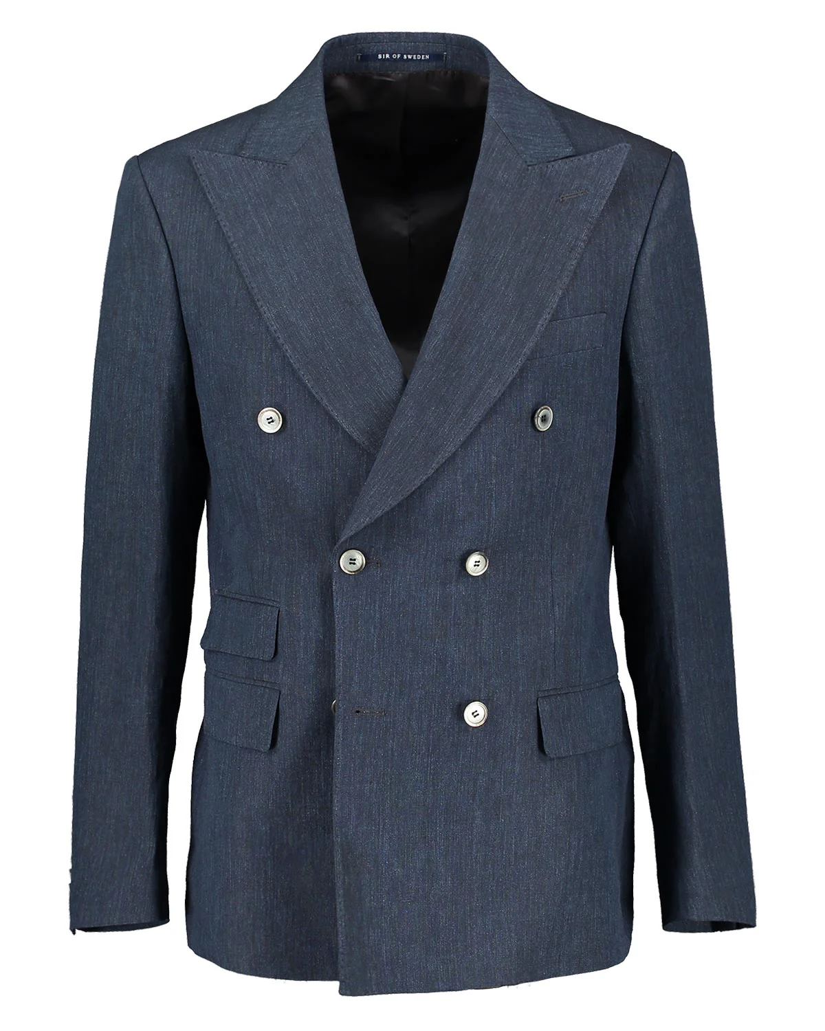 Bugsy Navy Linen Jacket