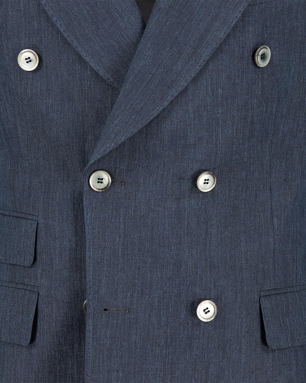 Bugsy Navy Linen Jacket - Image 2