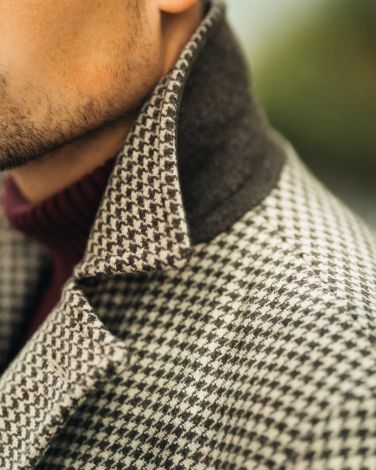 Corleone Brown Double Breasted Polo Coat - Image 3