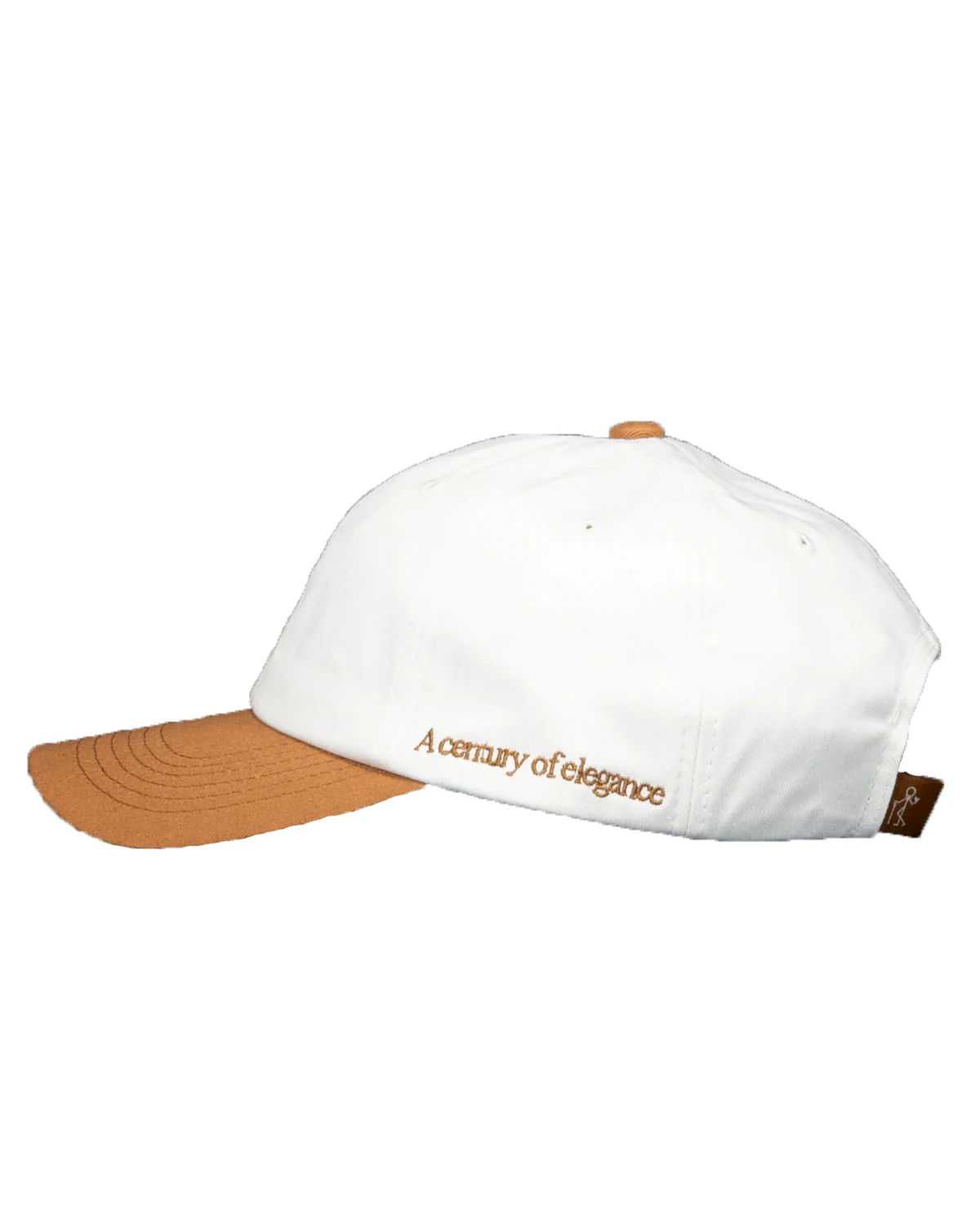 Dad Cap White With Martini Stick Figure - Image 3
