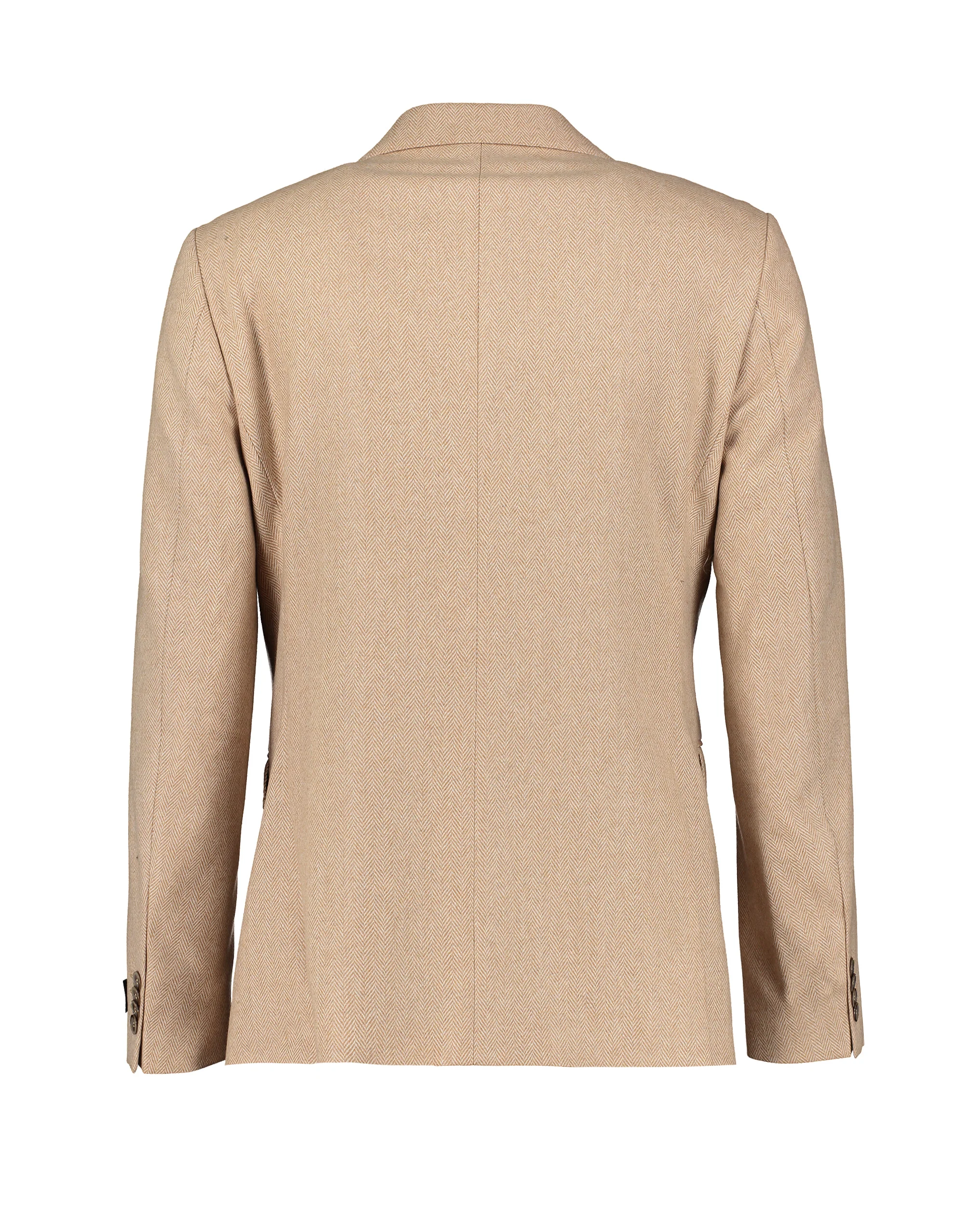 Eliot Beige Herringbone Jacket - Image 3