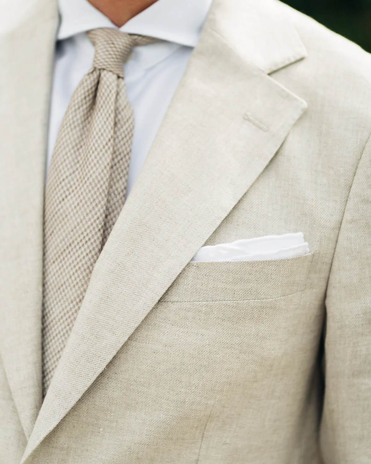 Eliot Beige Linen Suit - Image 4