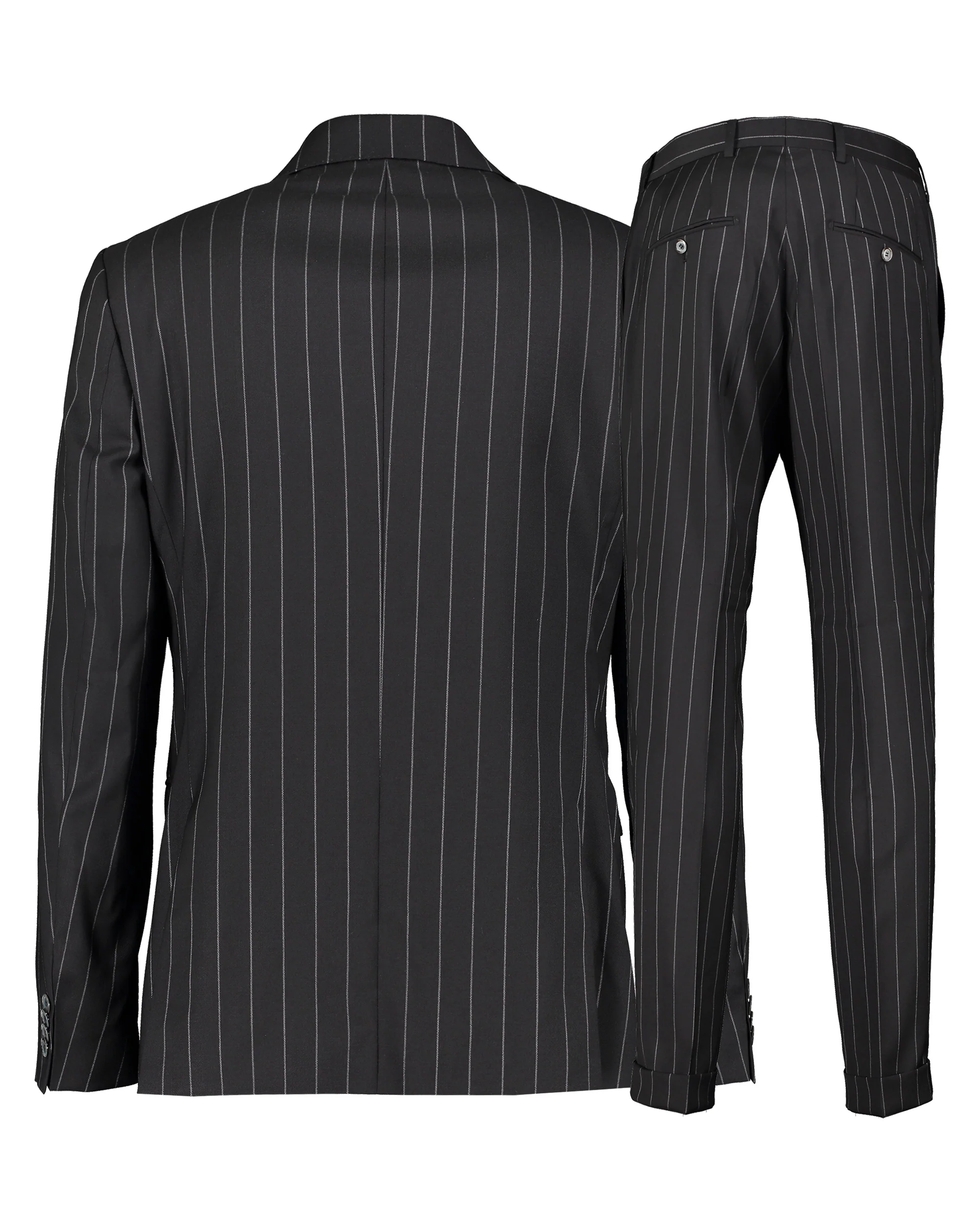 Eliot Black Pinstripe Suit - Image 4
