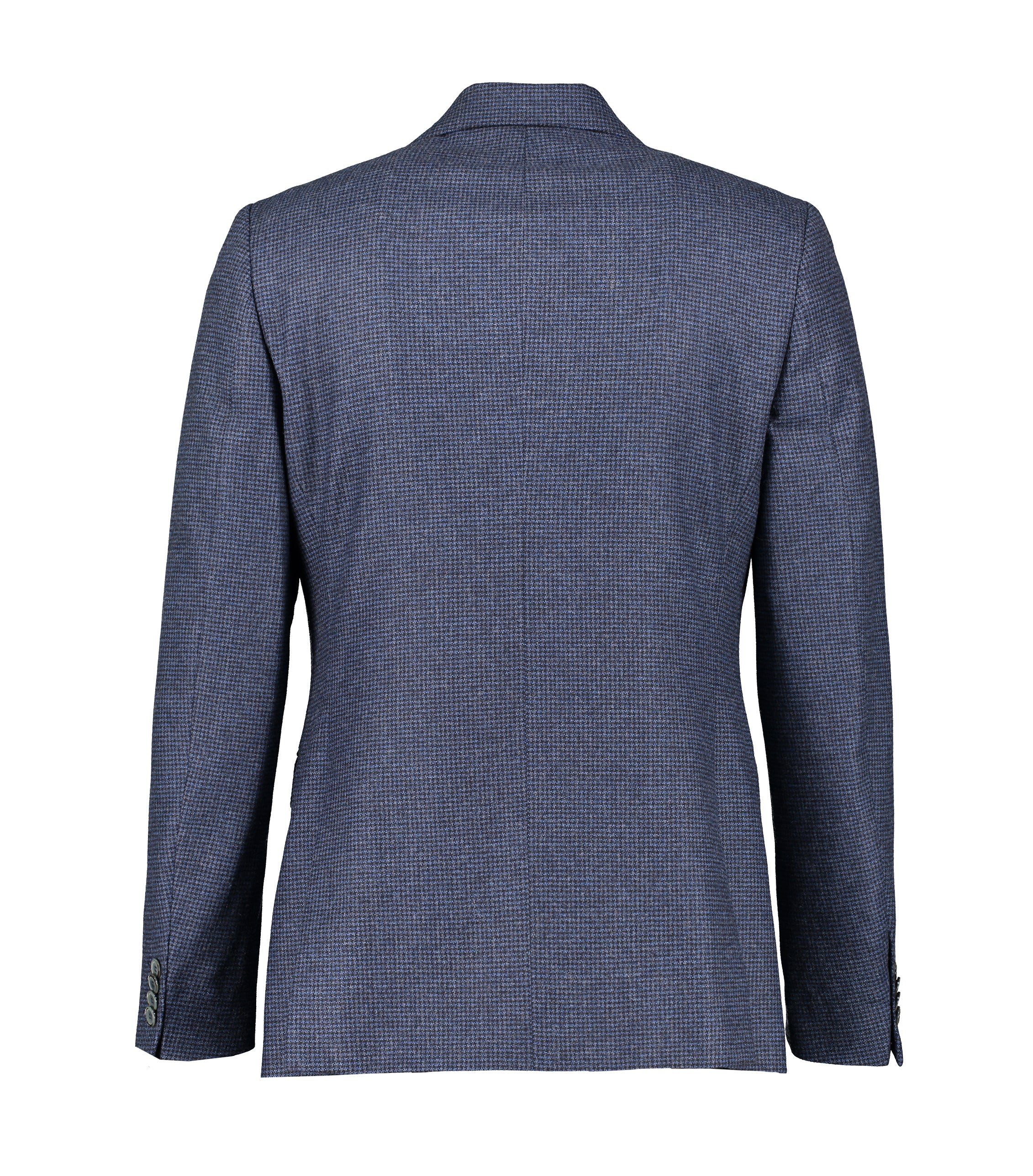 Eliot Blue Houndstooth Flannel Jacket - Image 4