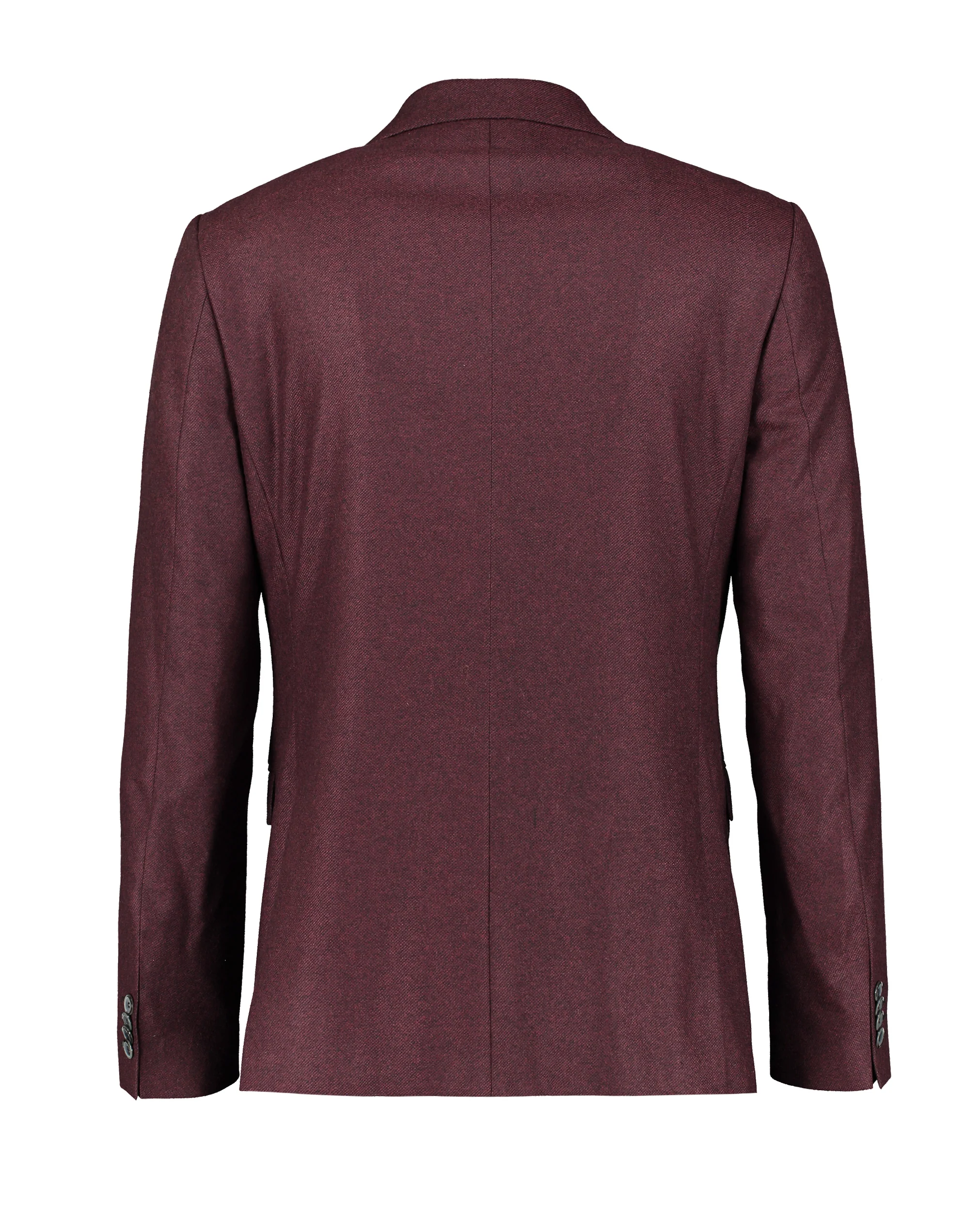 Eliot Burgundy Flannel Jacket - Image 4