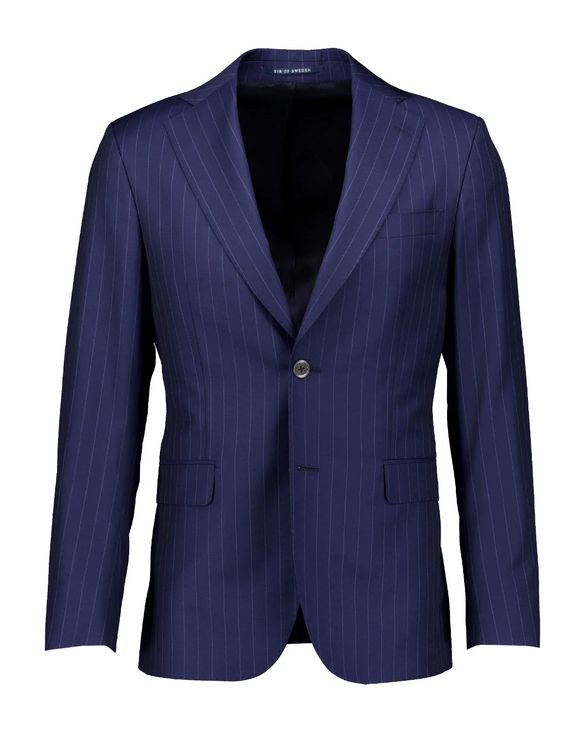Eliot Blue Chalk Striped VBC Suit - Image 2