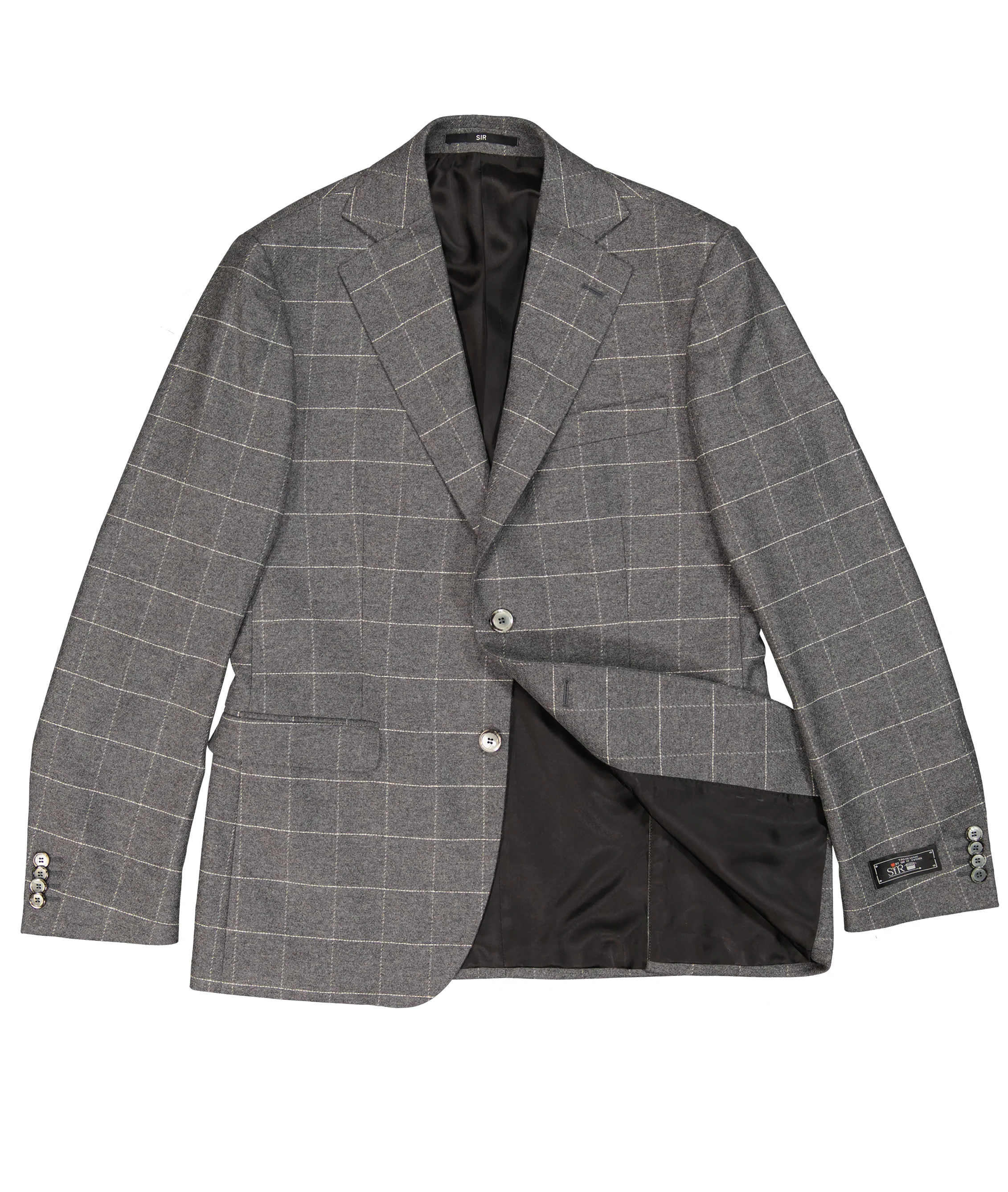 Eliot Grey Windowpane Jacket - Image 3