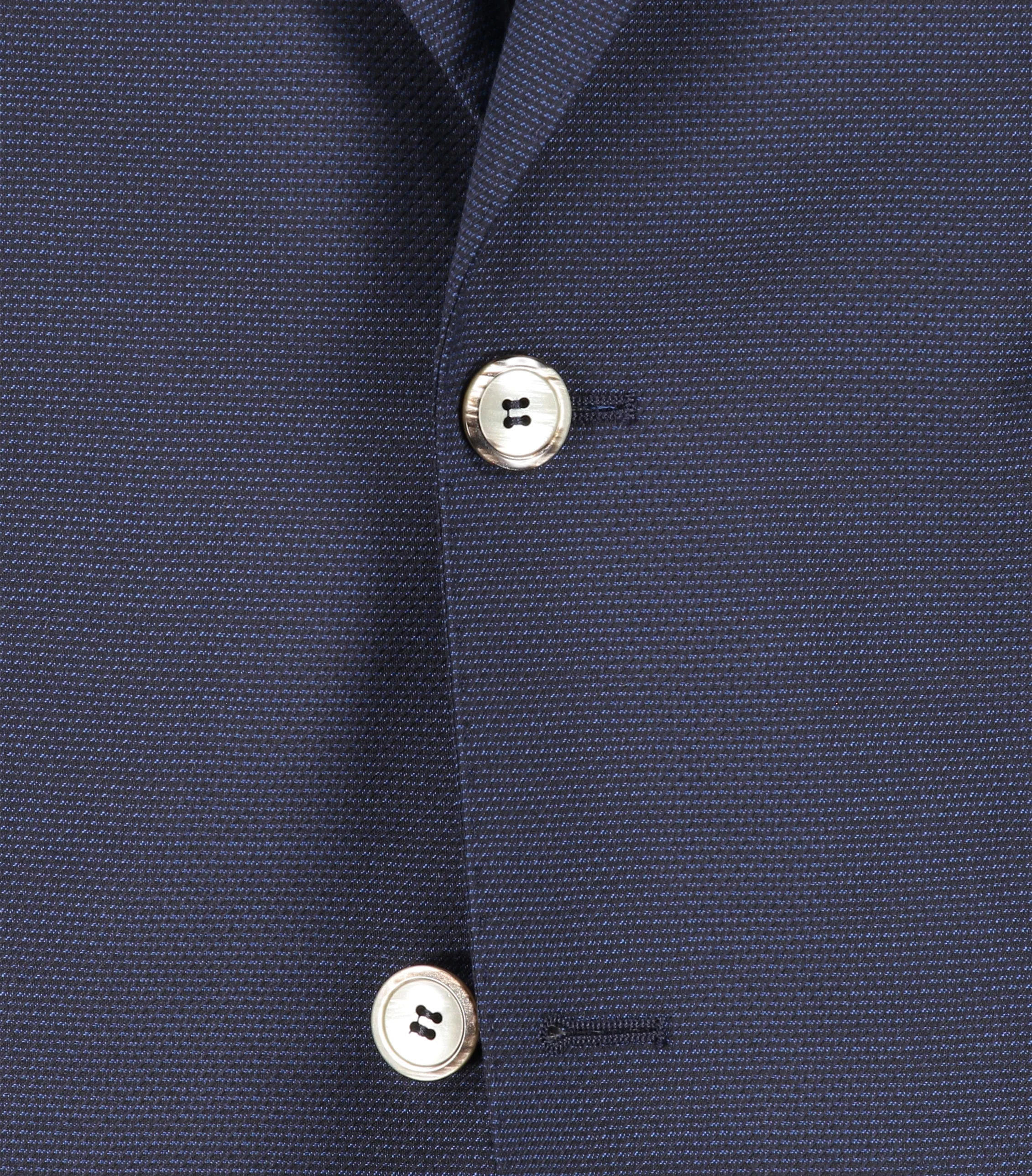 Eliot Navy Blue Birdseye Suit - Image 2