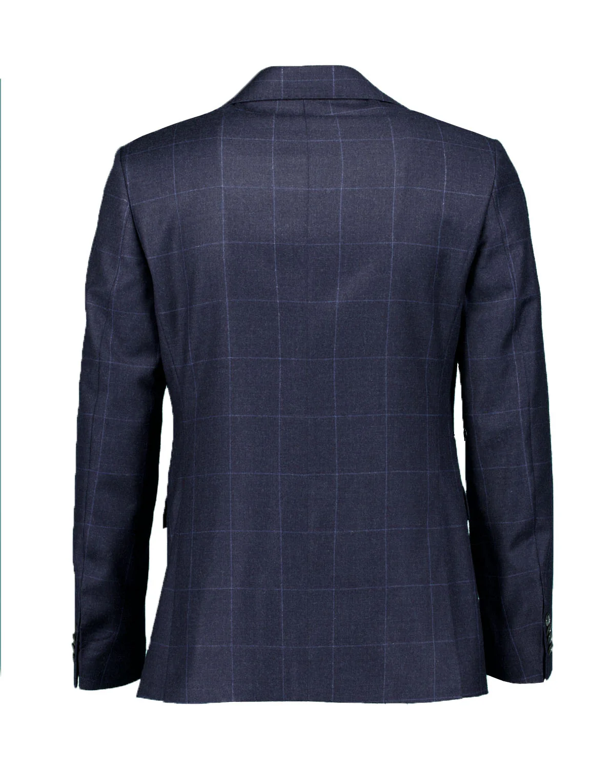 Eliot Navy Windowpane Suit - Image 3