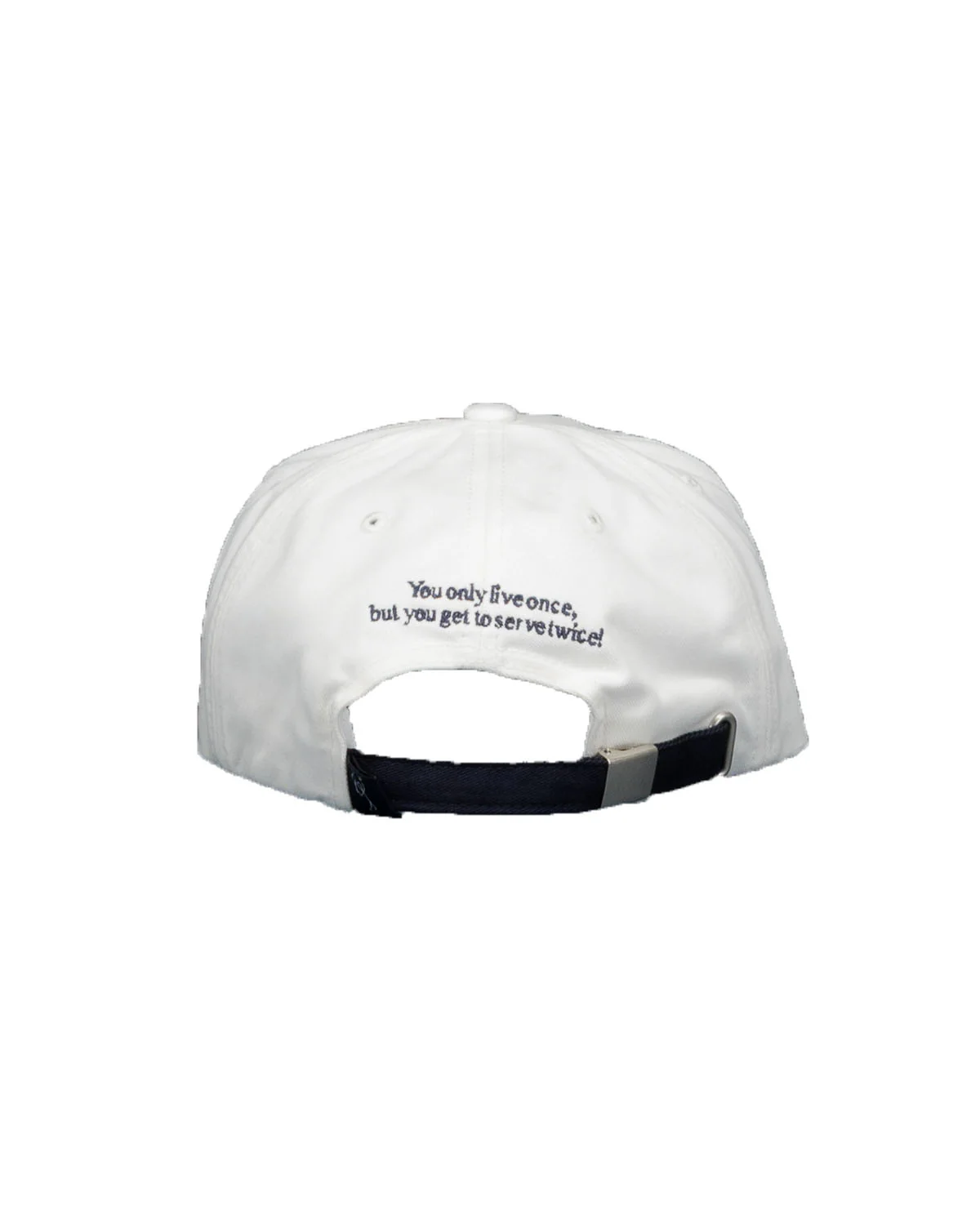 Golfer Hat White With Båstad Tennis logo - Image 3