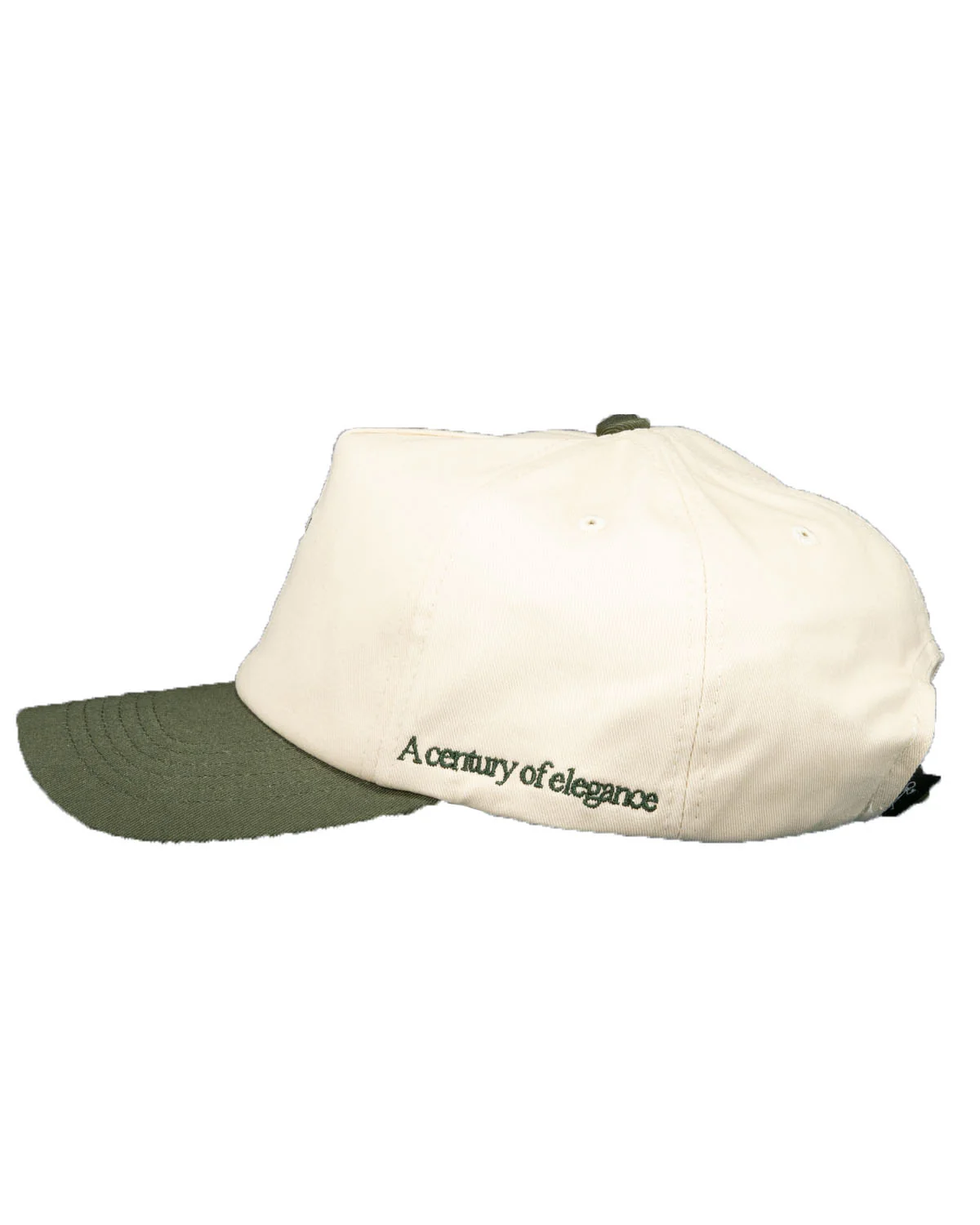 Golfer Hat Beige with Martini Stick Figure - Image 3