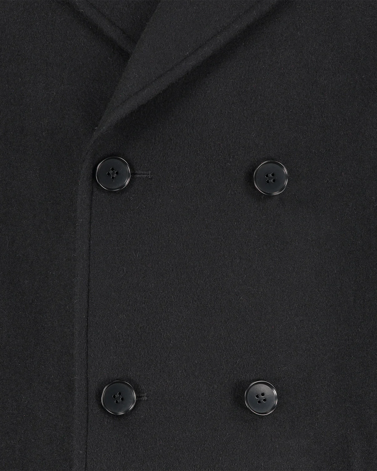 Haddock Black Pea Coat - Image 5