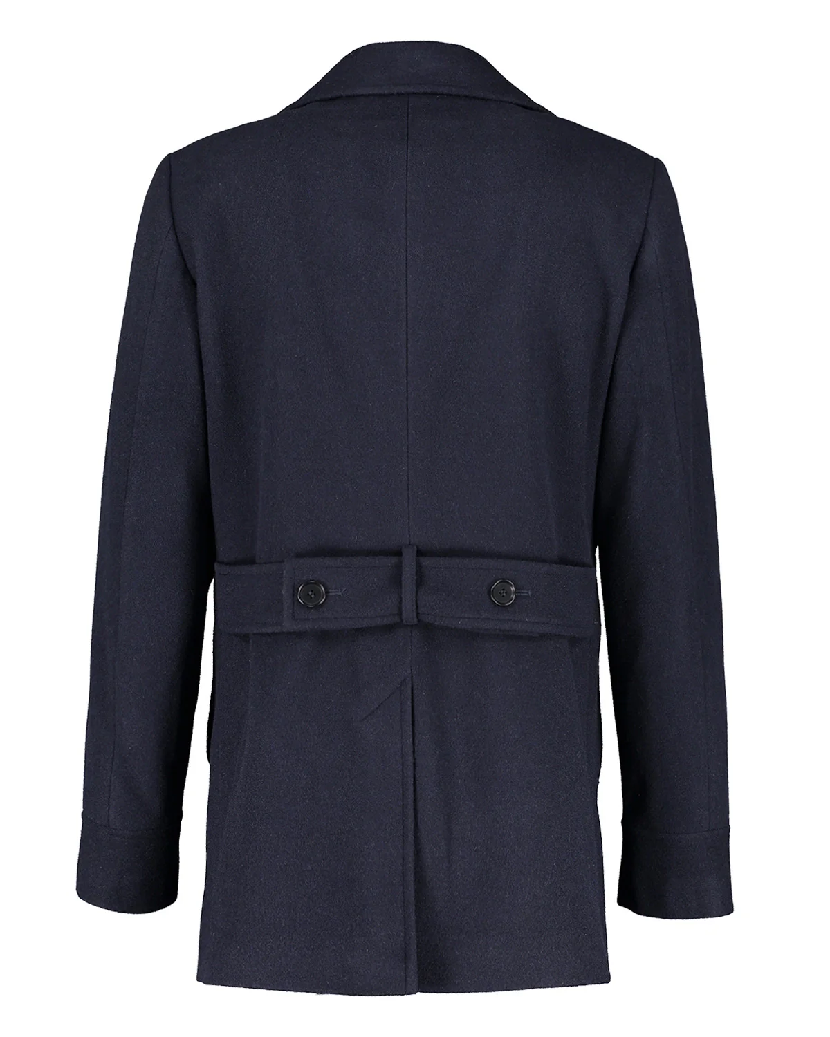 Haddock Navy Blue Pea Coat - Image 5
