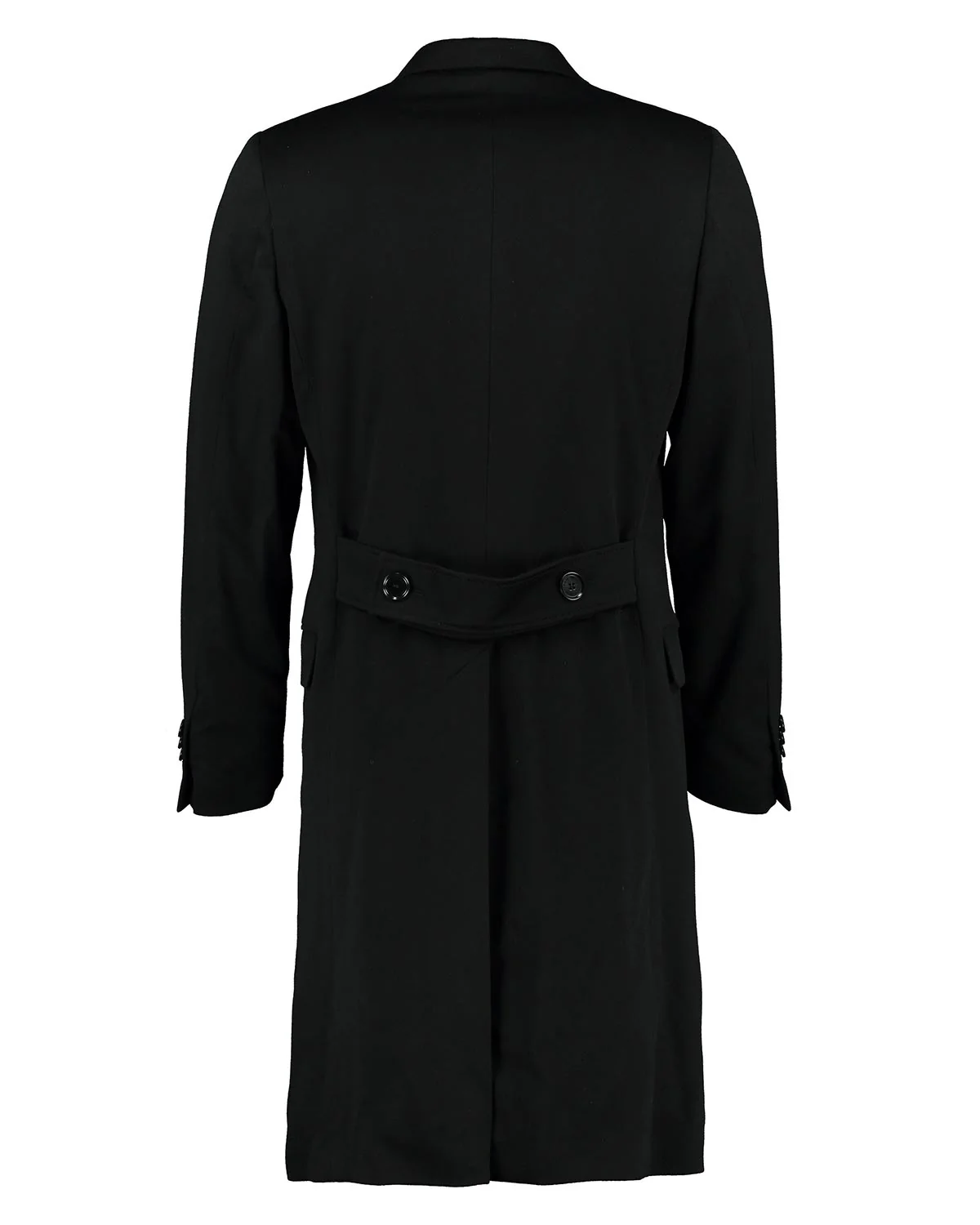 Hagen Black Pure Cashmere Coat - Image 2