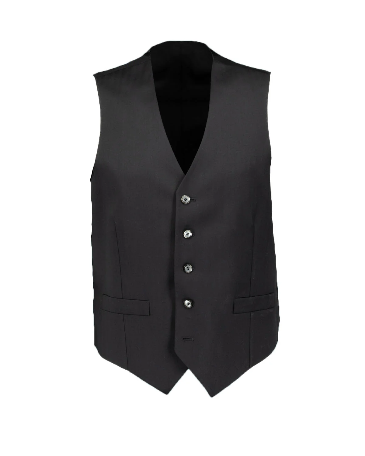 Harvey Black 3-piece Herringbone Suit - Image 3