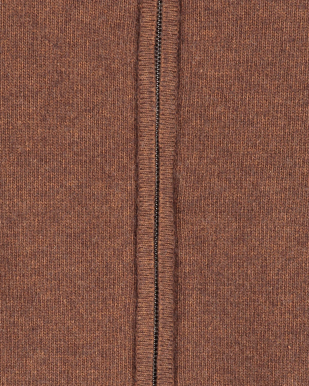 Ivar Brown Full Zip Sweater - Image 4