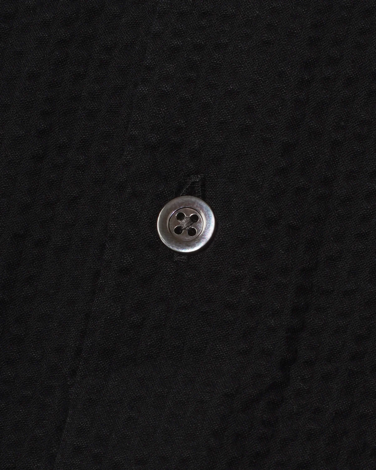 Jerry Black Seersucker Shirt - Image 4