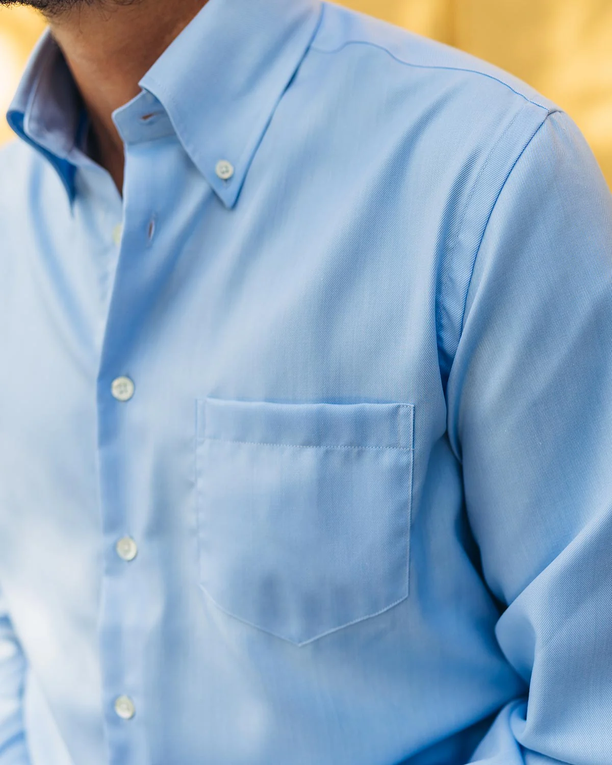 Jerry Light Blue Easy Care Shirt - Image 4