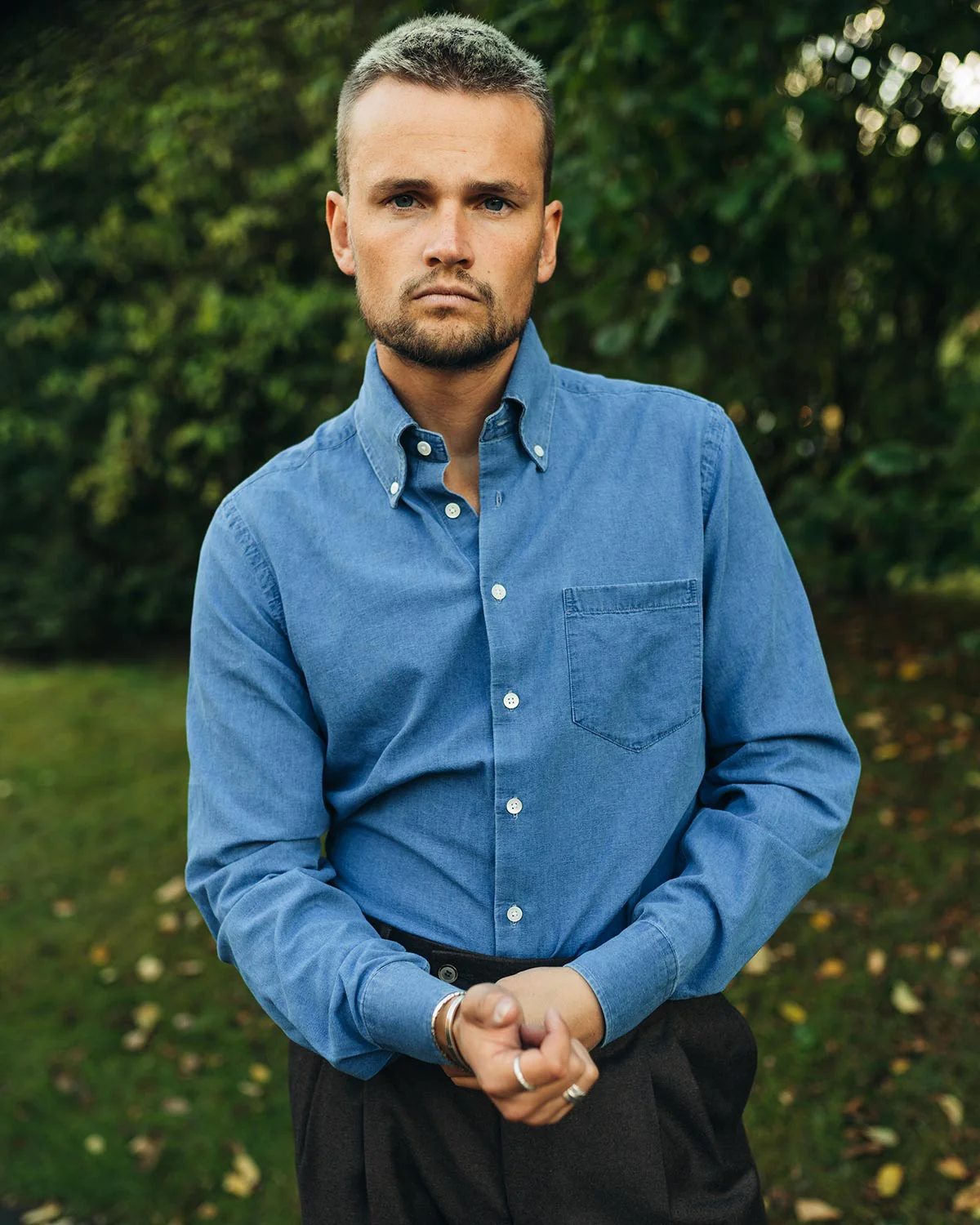 Jerry Light Blue Denim Shirt - Image 2