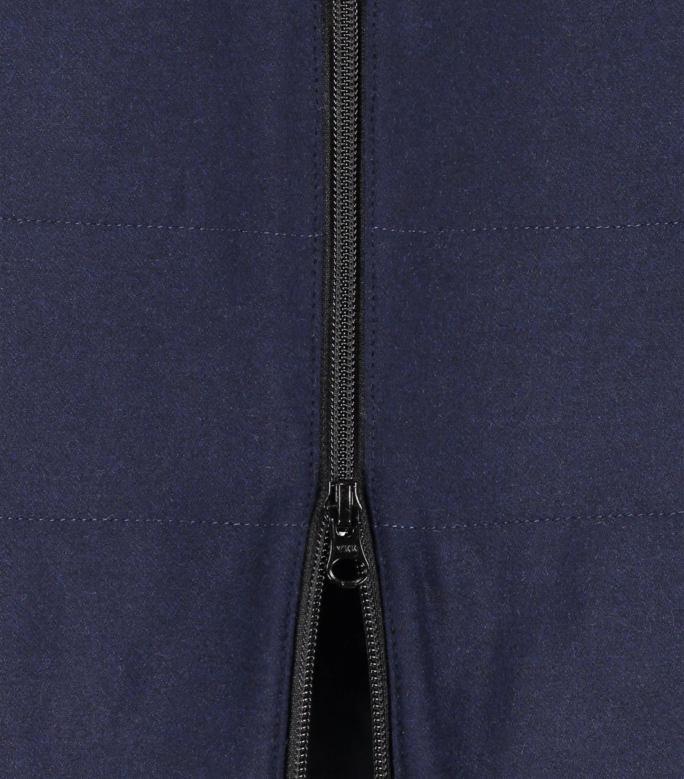 Kanye Navy Flannel Vest - Image 2