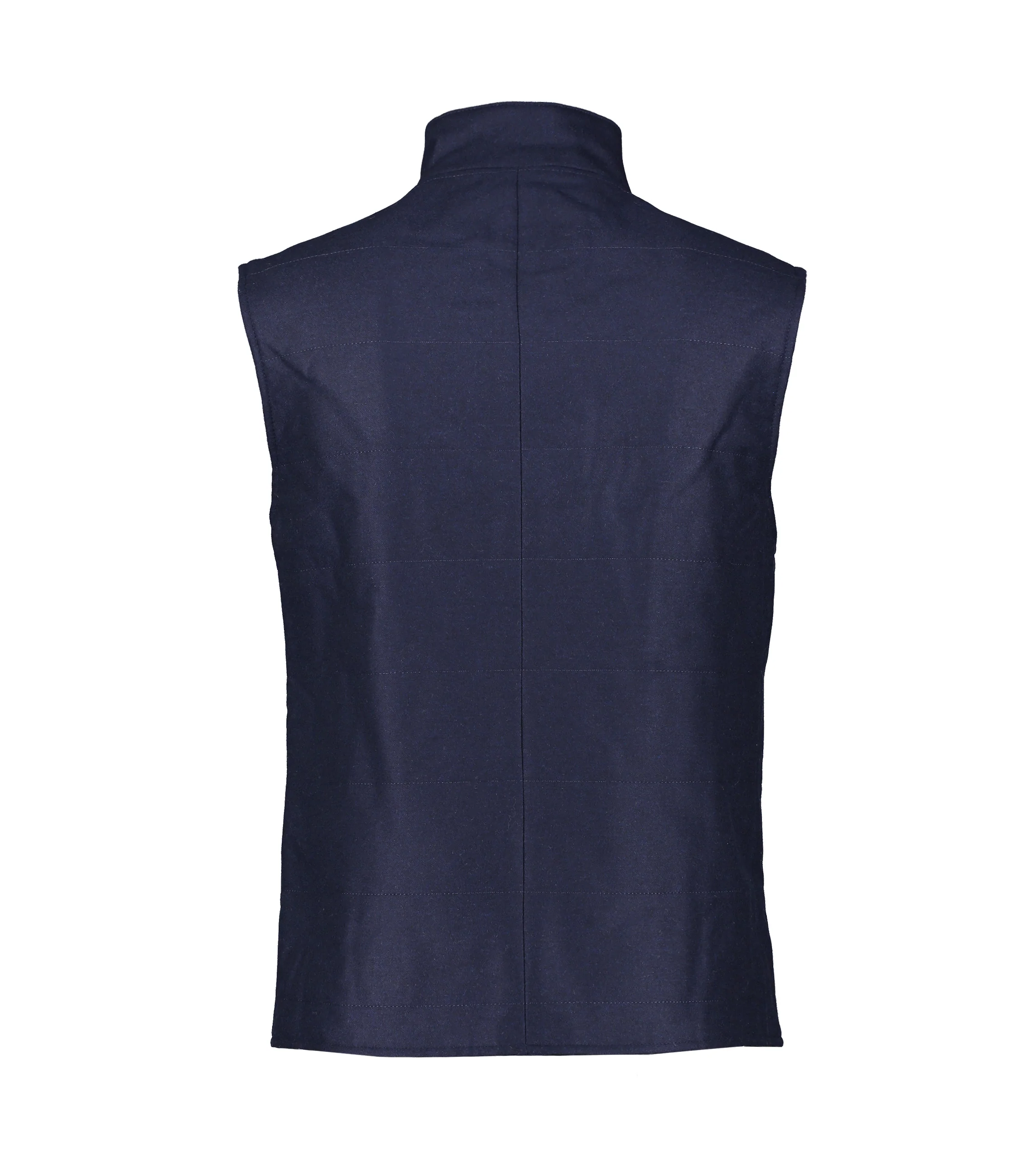 Kanye Navy Flannel Vest - Image 3