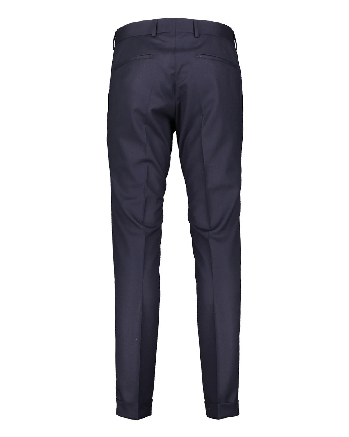 Karl Navy Flannel Trousers - Image 2