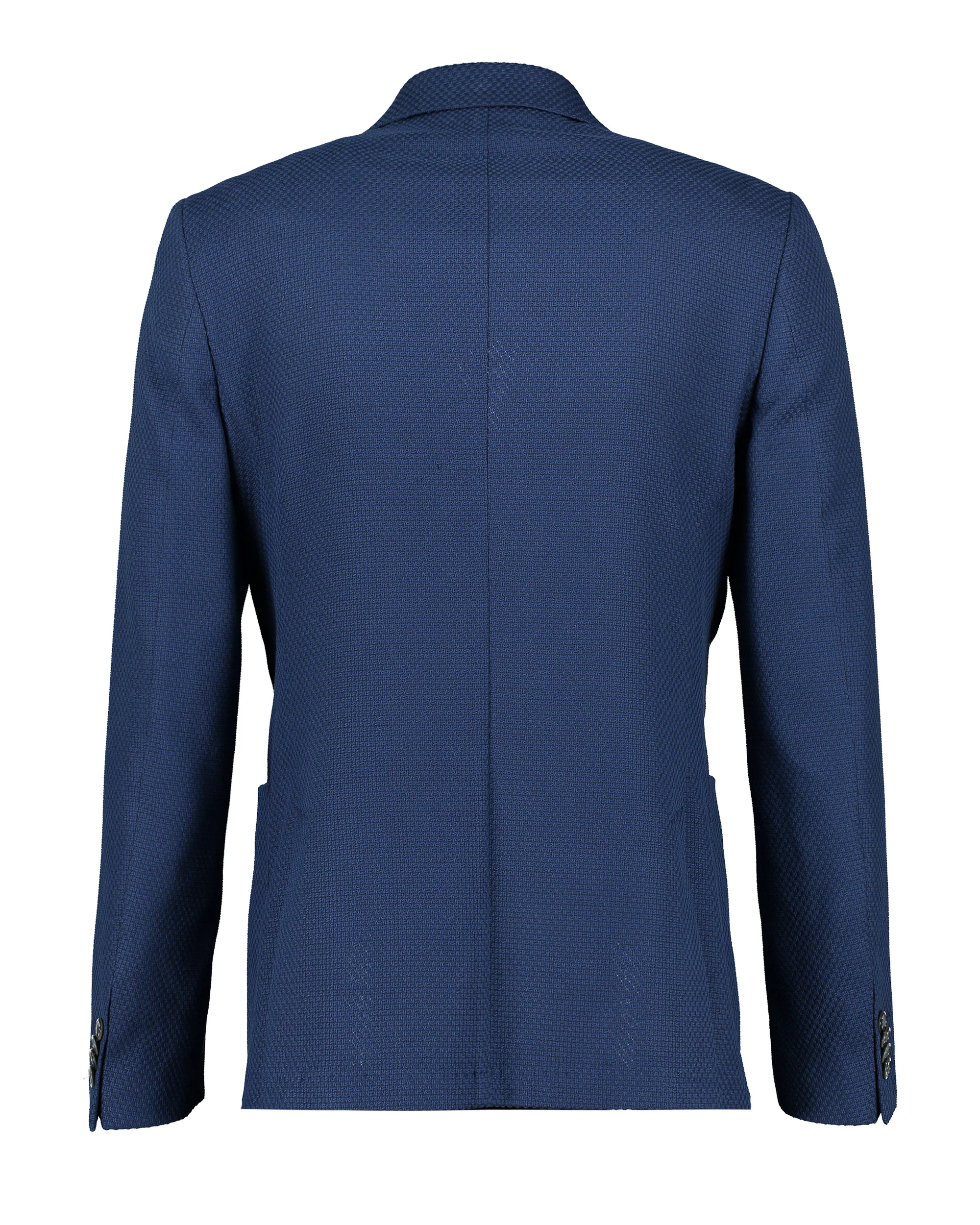 Malone Blue Double Breasted Jacket - Image 5