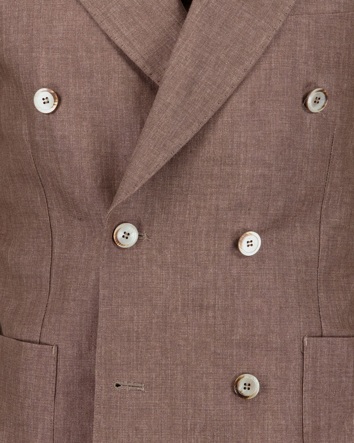 Malone DB Brown Linen jacket - Image 3