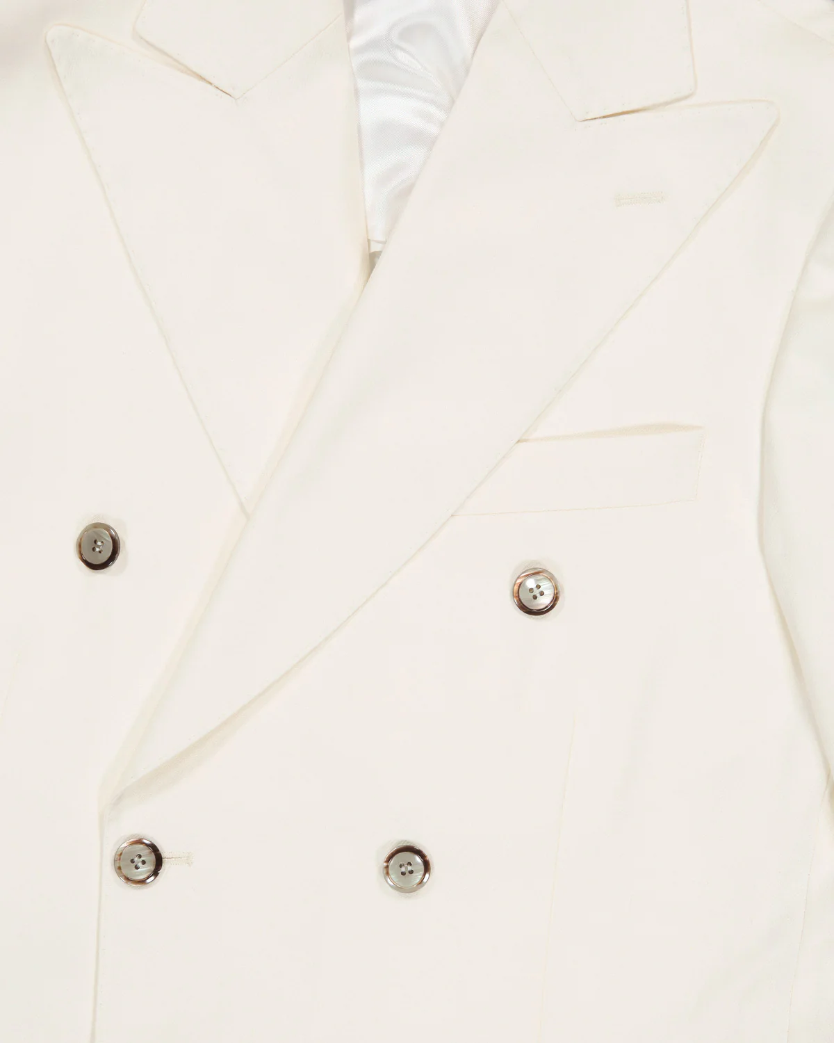 Malone White Double Breasted Jacket - Image 2