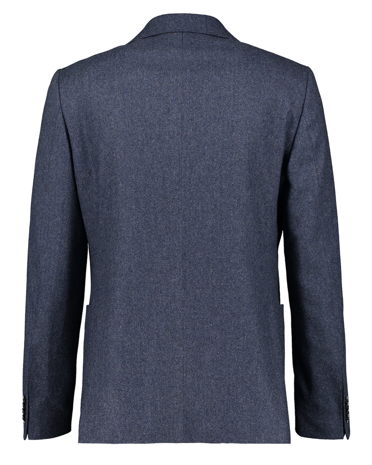 Neil Blue Herringbone Jacket - Image 4