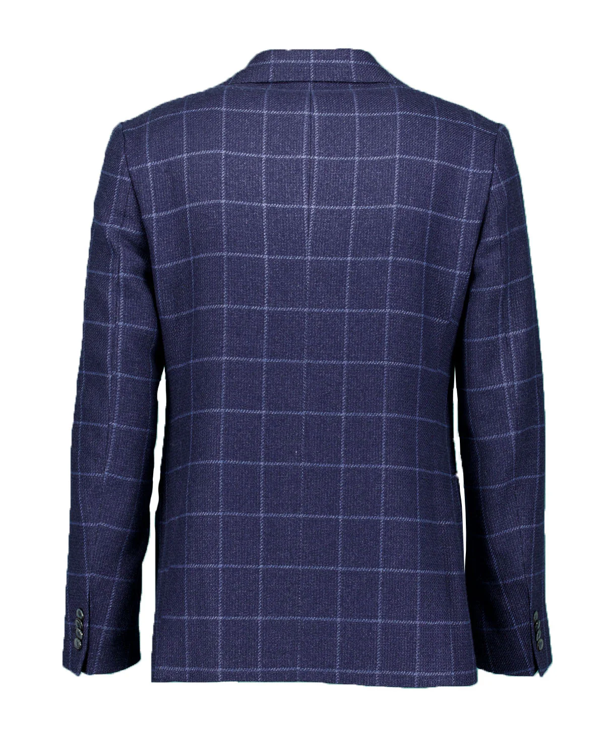 Neil Blue Windowpane Jacket - Image 2