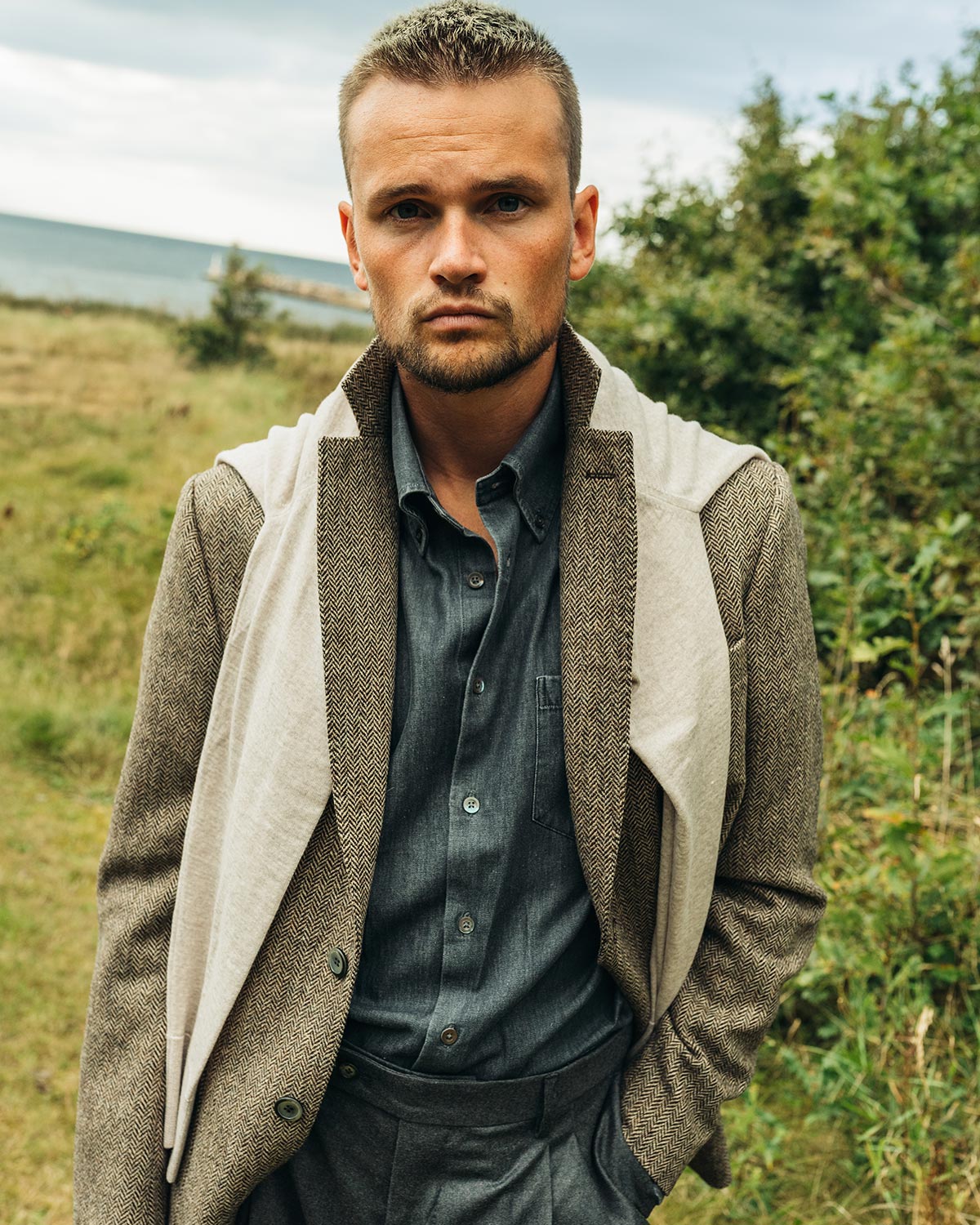 Neil Brown Herringbone Jacket - Image 2