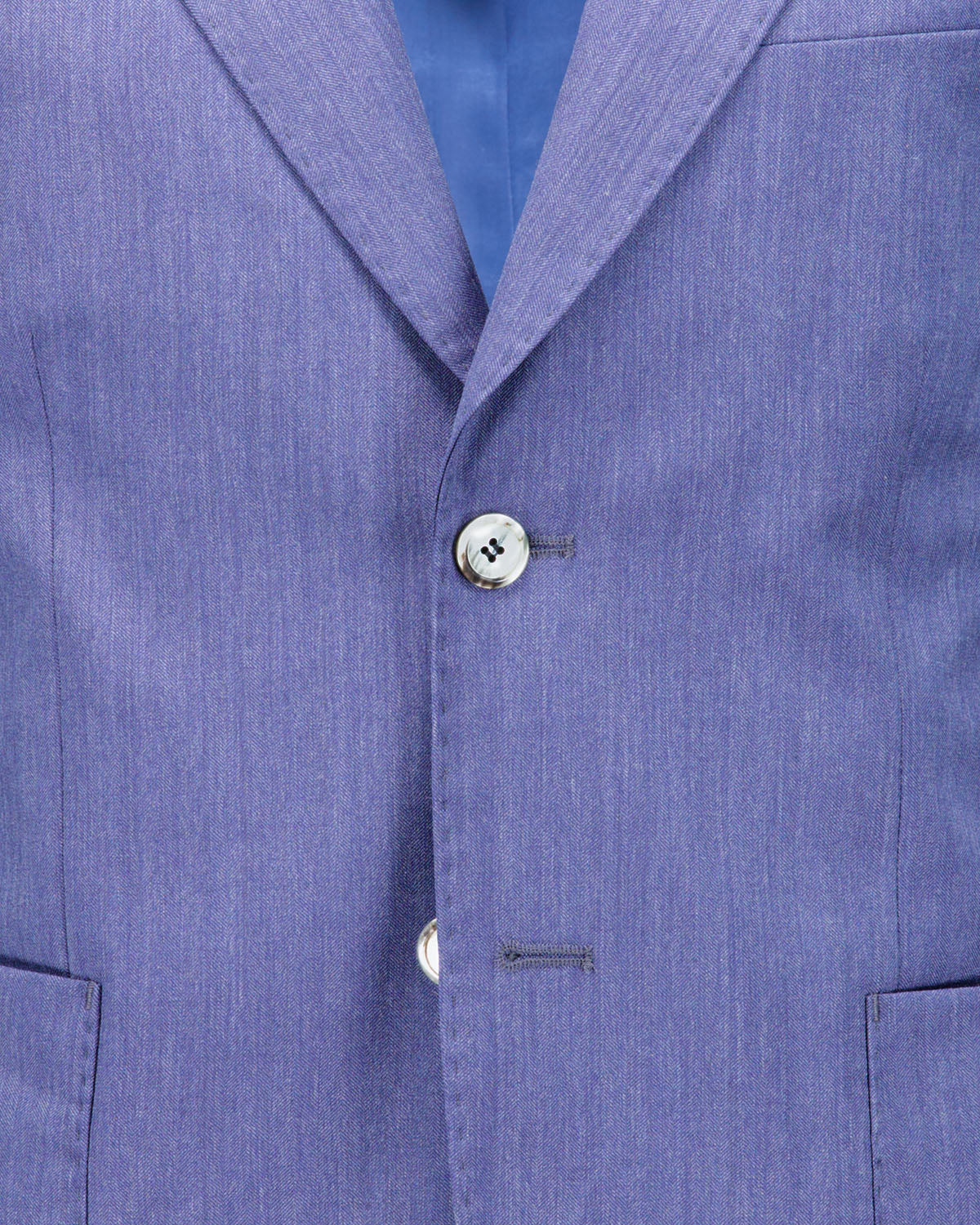 Neil Blue Fishbone suit - Image 5