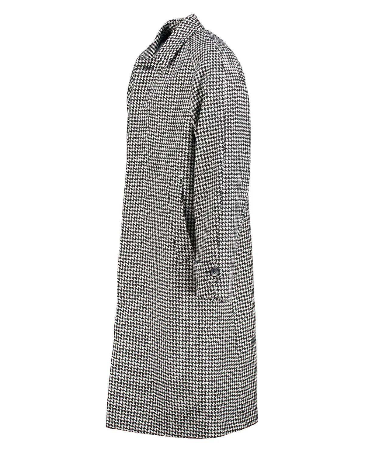 Neo Black And White Houndstooth Coat - Image 5
