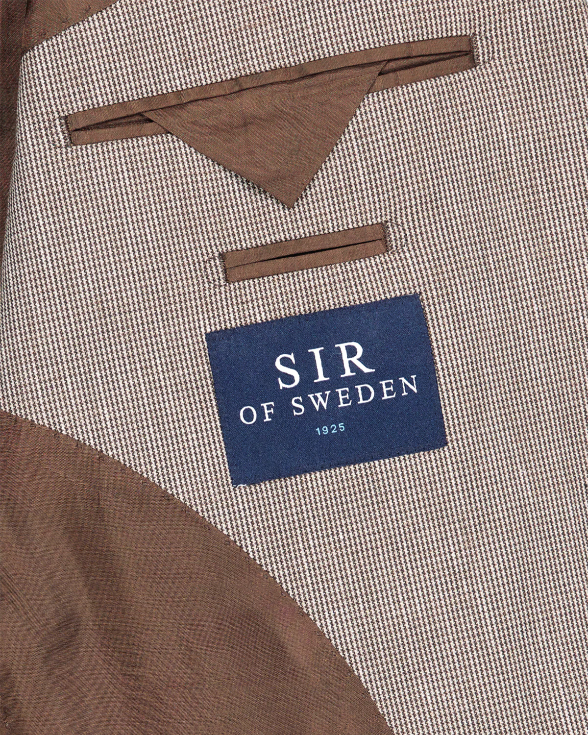 Ness Beige Houndstooth Jacket - Image 4
