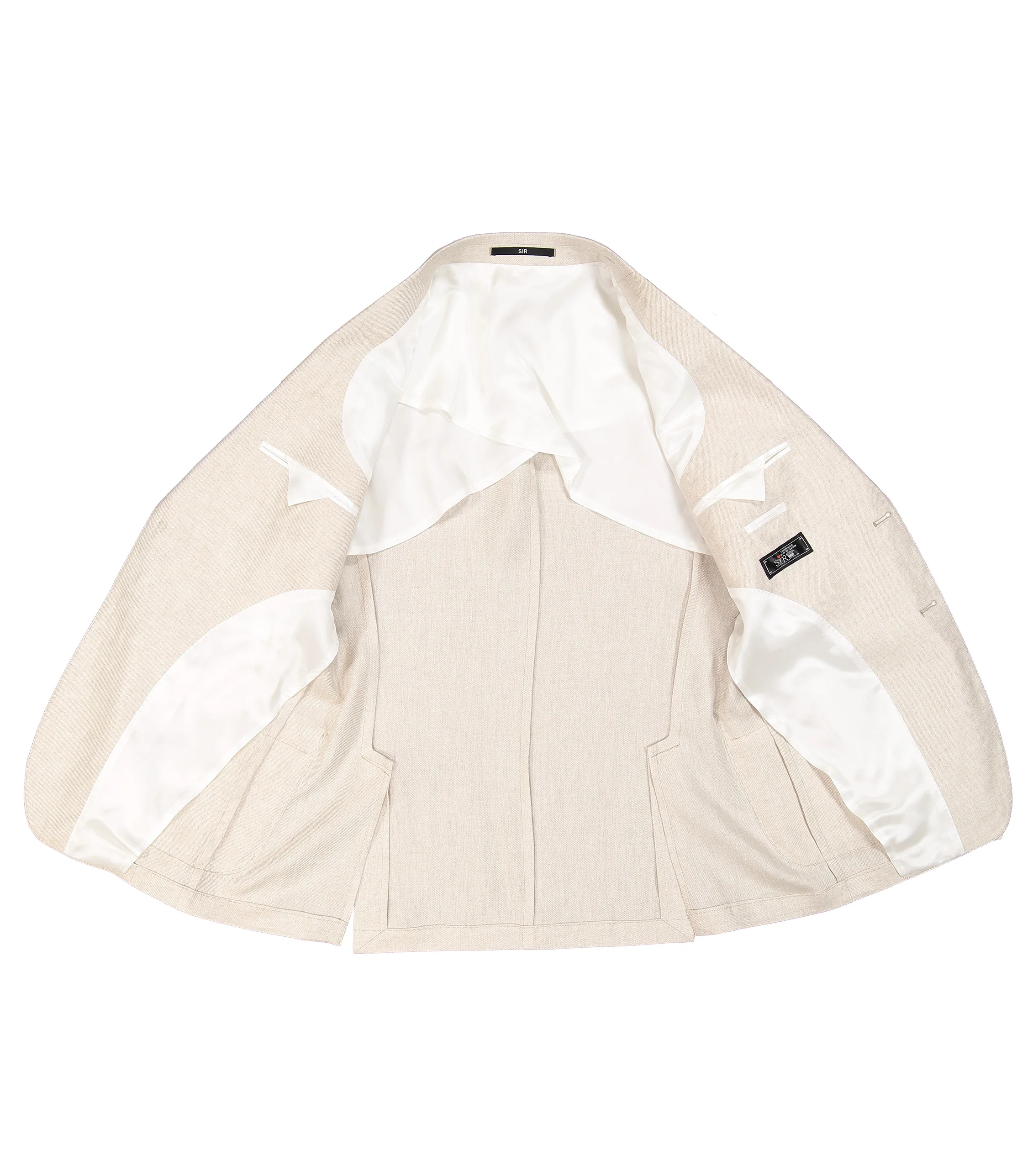 Ness Beige Linen Jacket - Image 6