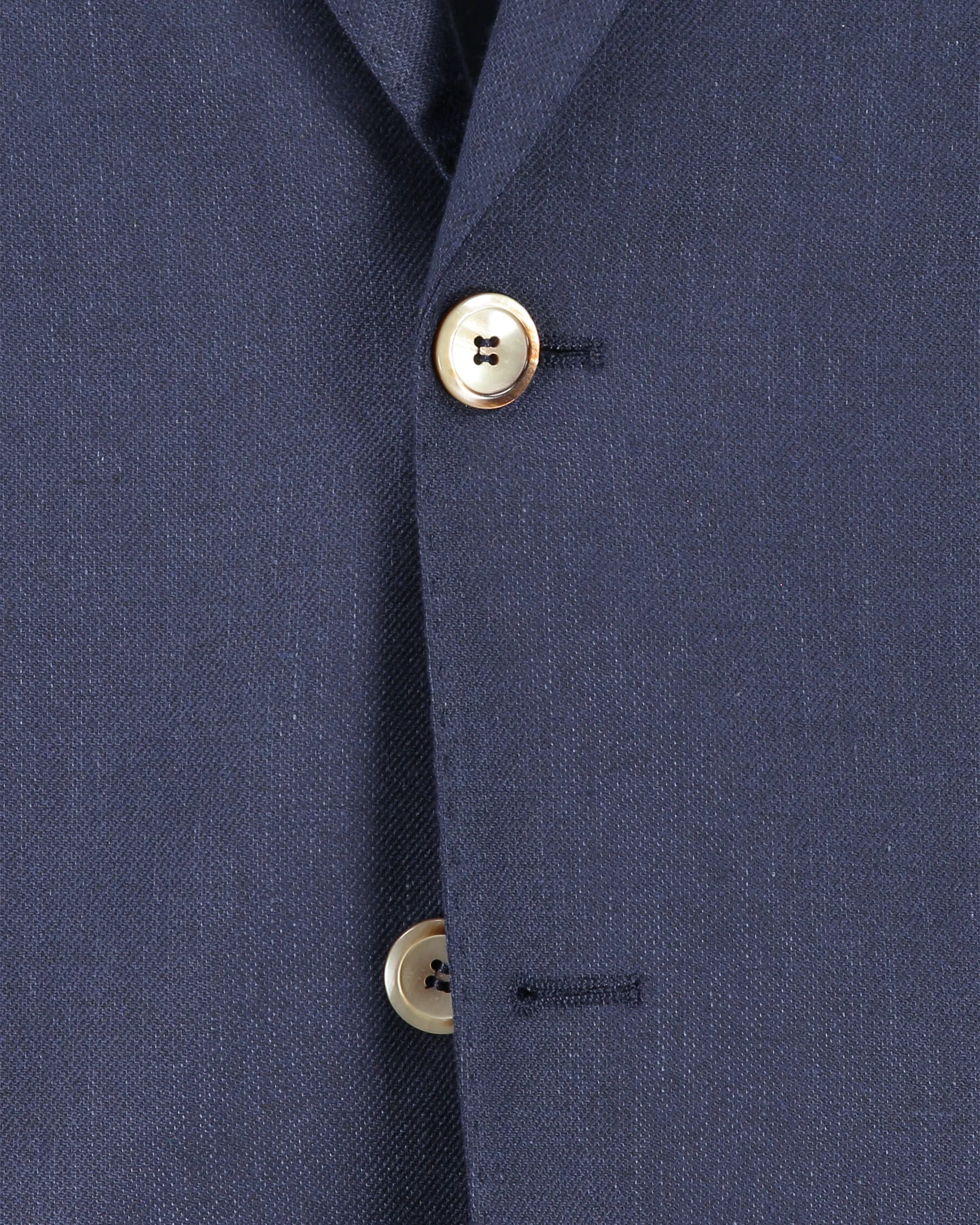Ness Blue Linen Stretch Jacket - Image 3