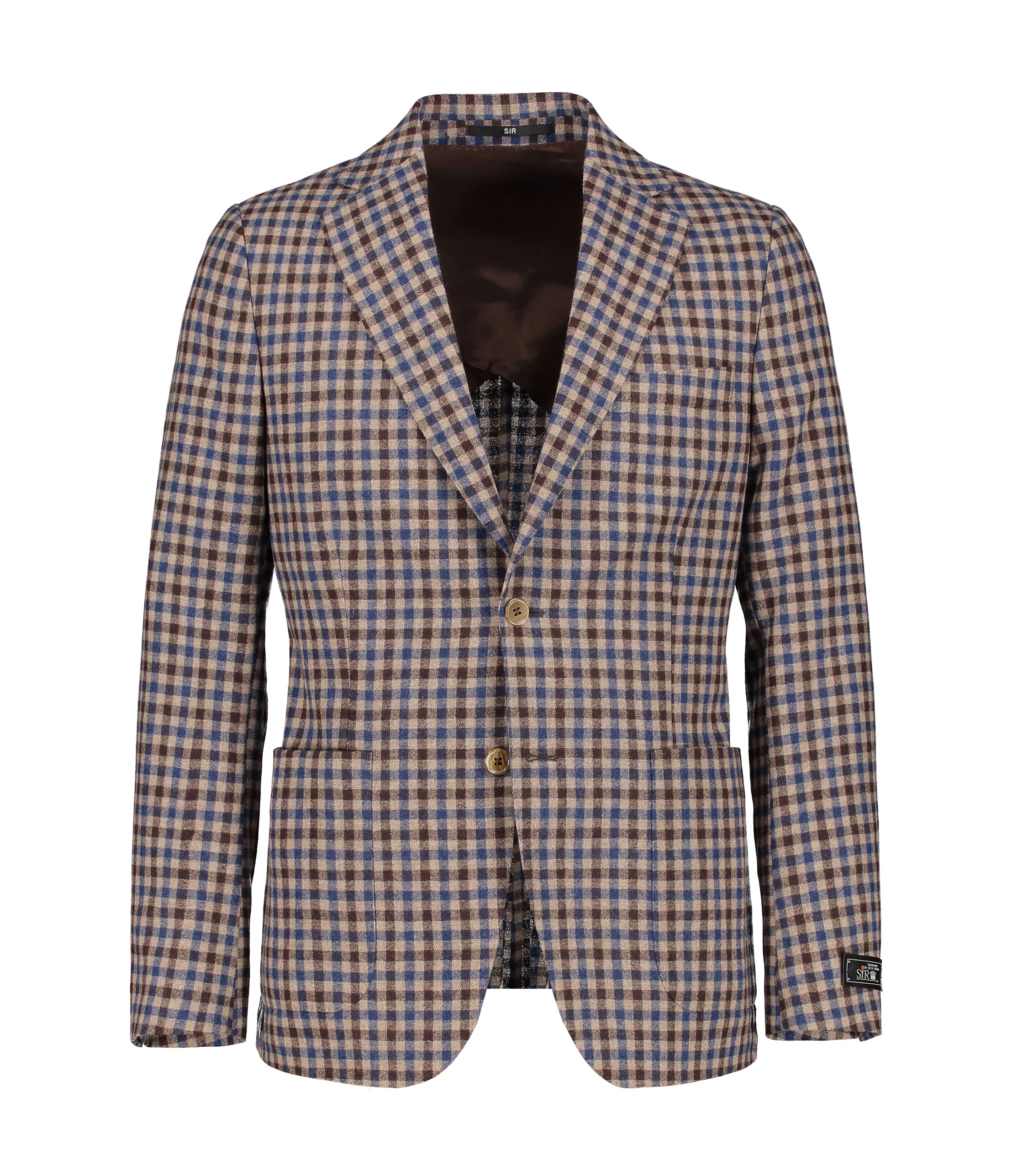 Ness Brown Gunclub Checked Jacket