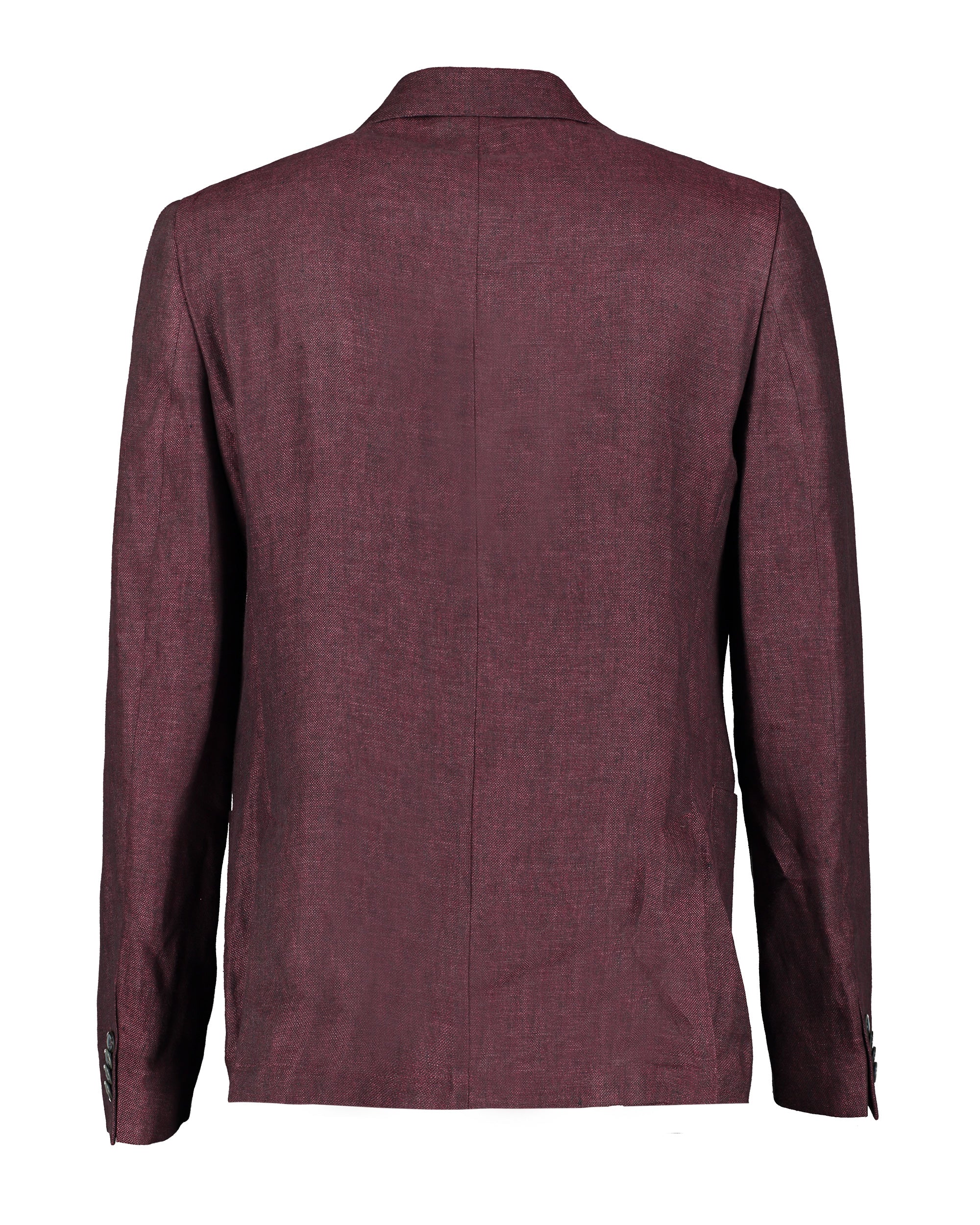Ness Burgundy Linen Jacket - Image 6